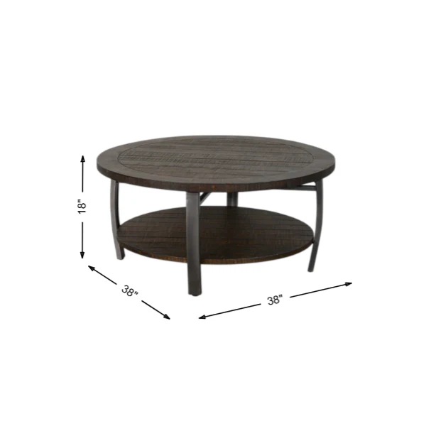 Hayson Round Coffee Table - Image 3
