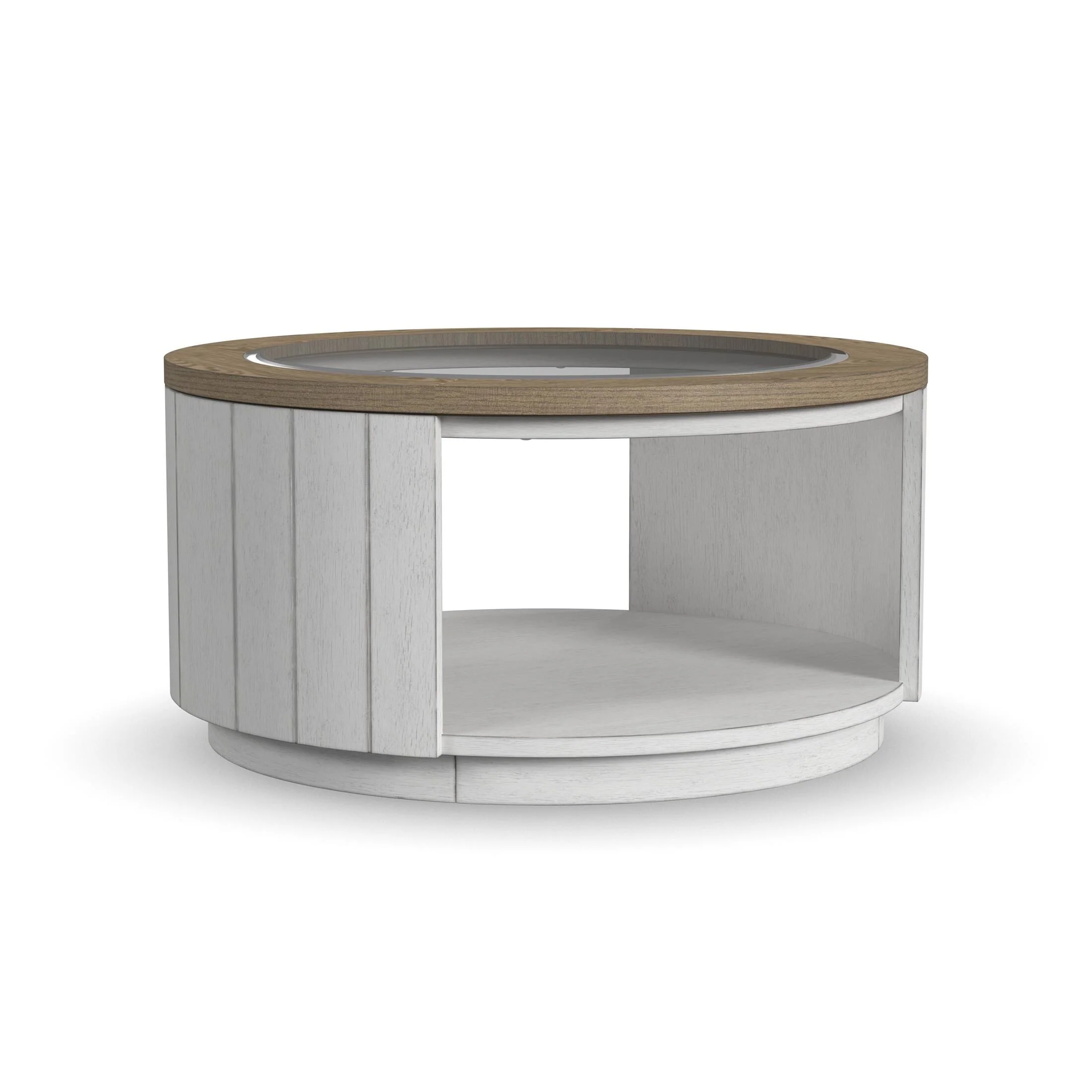 Flexsteel Melody Round Coffee Table with Casters - Image 2