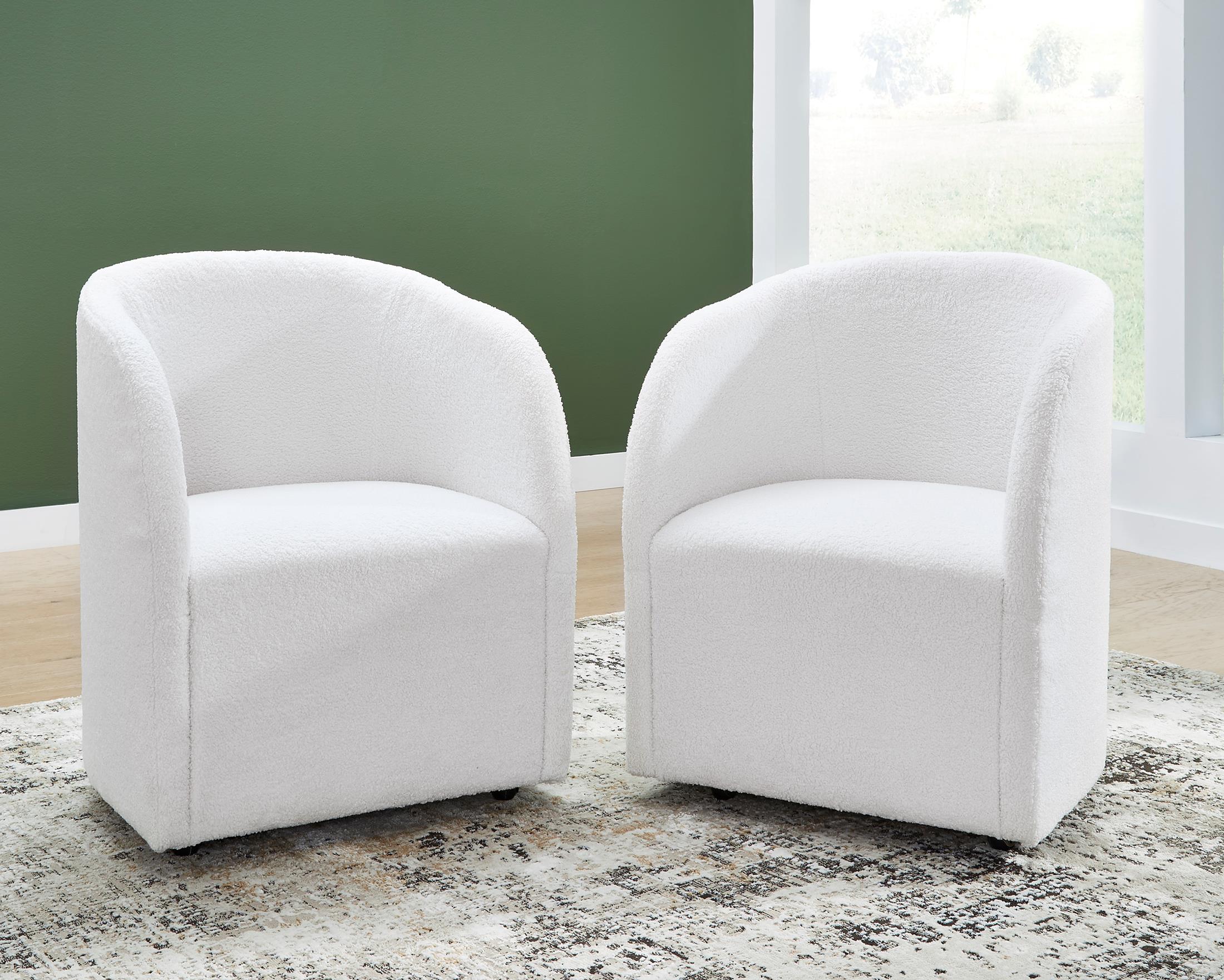 Rowanbeck Upholstered Dining Arm Chair (Set of 2) - Image 2