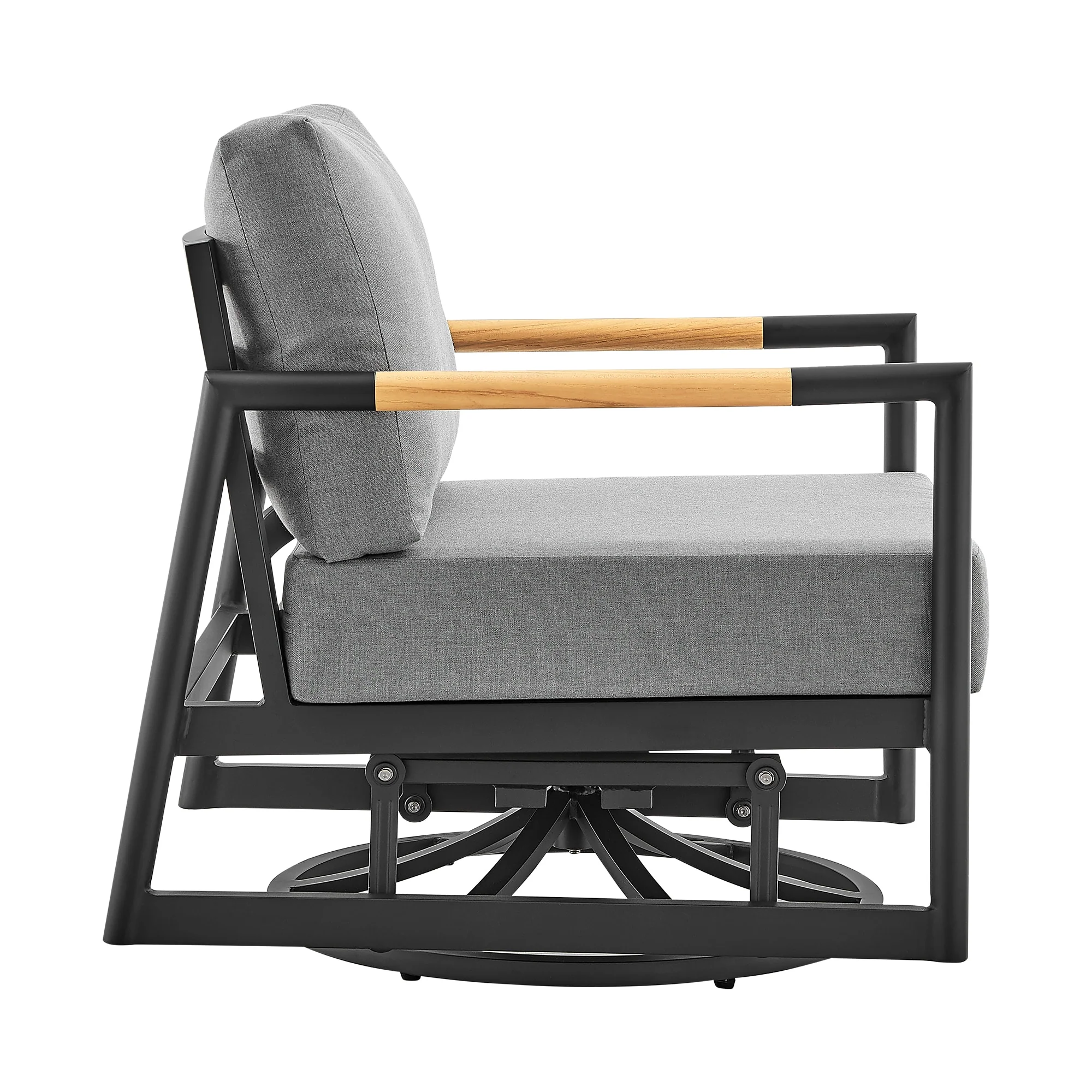 Royal Outdoor Patio Swivel Glider Lounge Chair - Image 3