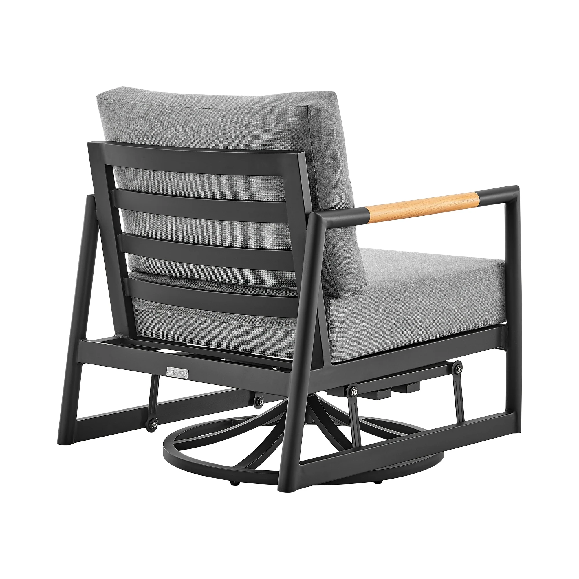 Royal Outdoor Patio Swivel Glider Lounge Chair - Image 4