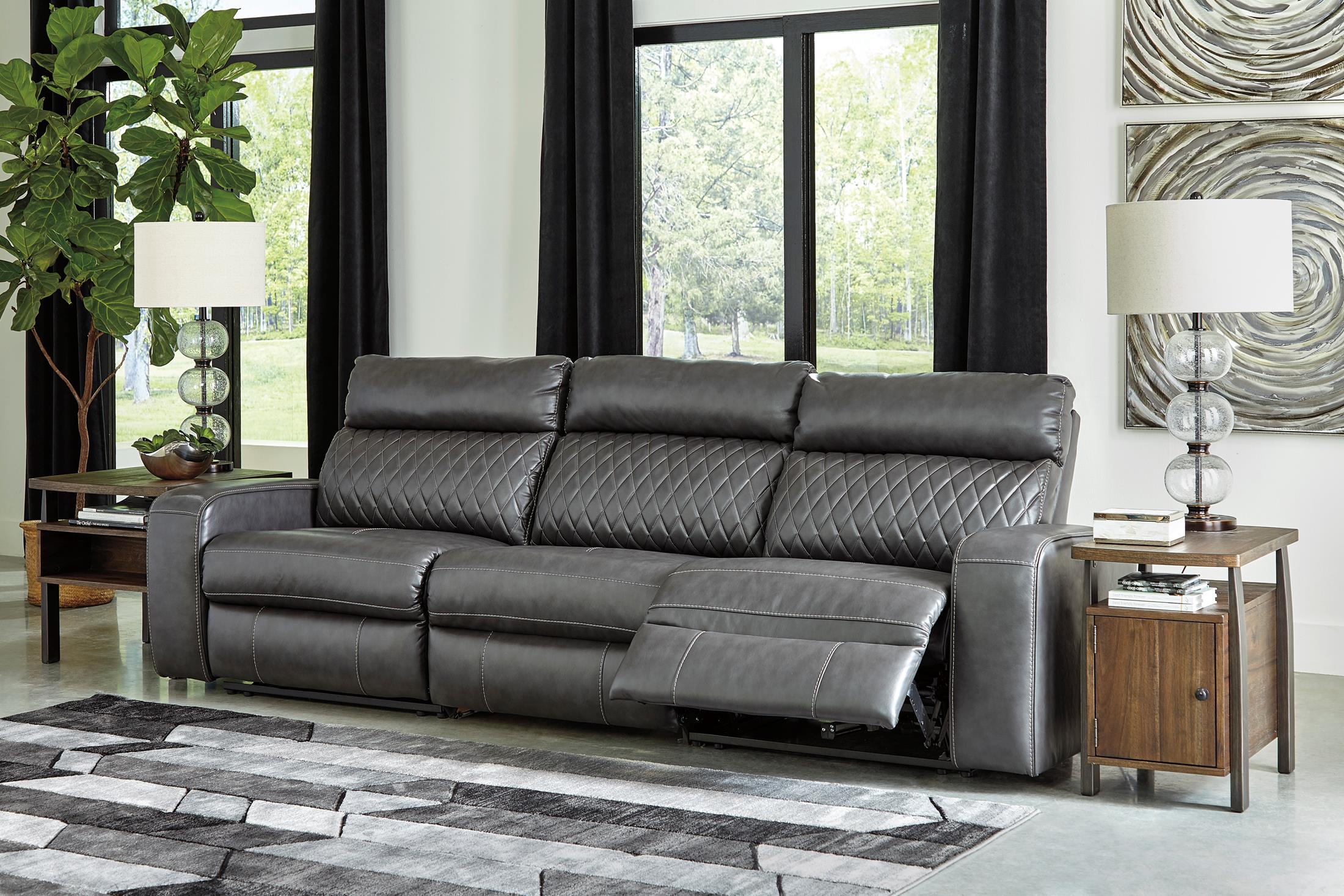 Samperstone 3-Piece Power Reclining Modular Sofa - Image 2