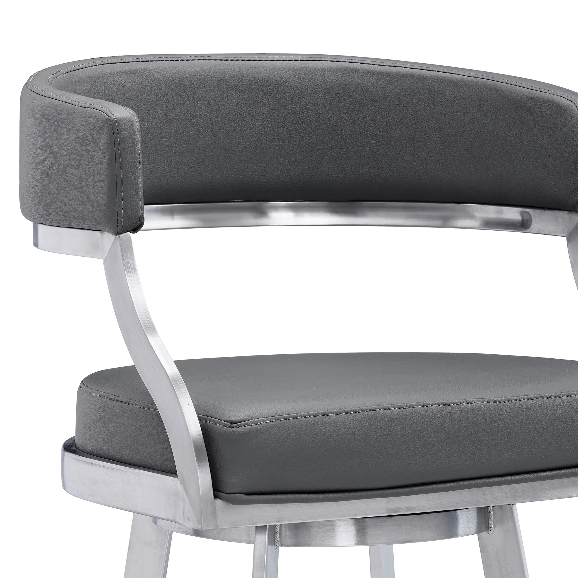 Saturn 26" Counter Height Swivel Bar Stool - Image 4