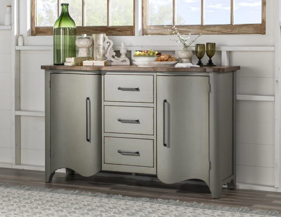 Vintage Market Scalloped Door Chest - Image 2