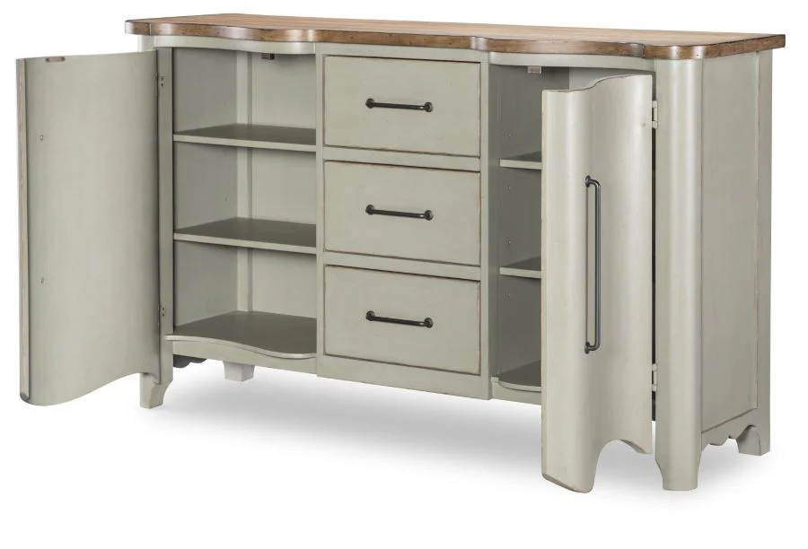 Vintage Market Scalloped Door Chest - Image 3