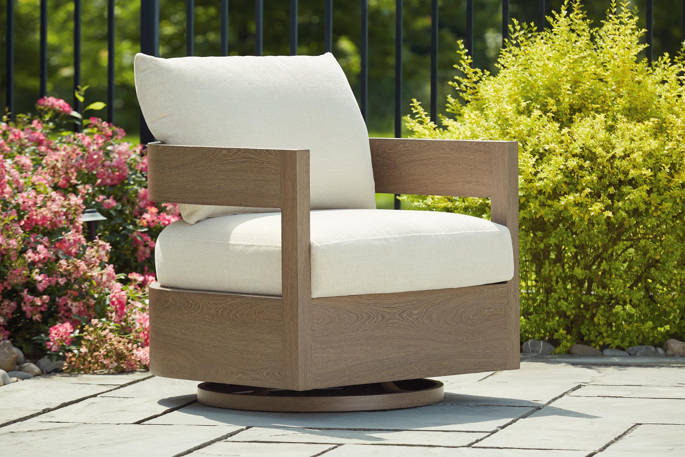 Ashley Serene Bay Outdoor Patio Swivel Glider Chair - Image 5