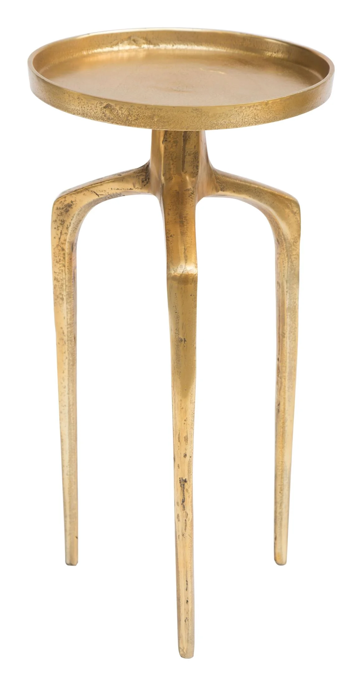 Set of 2 Como Accent Tables Antique Gold - Image 10