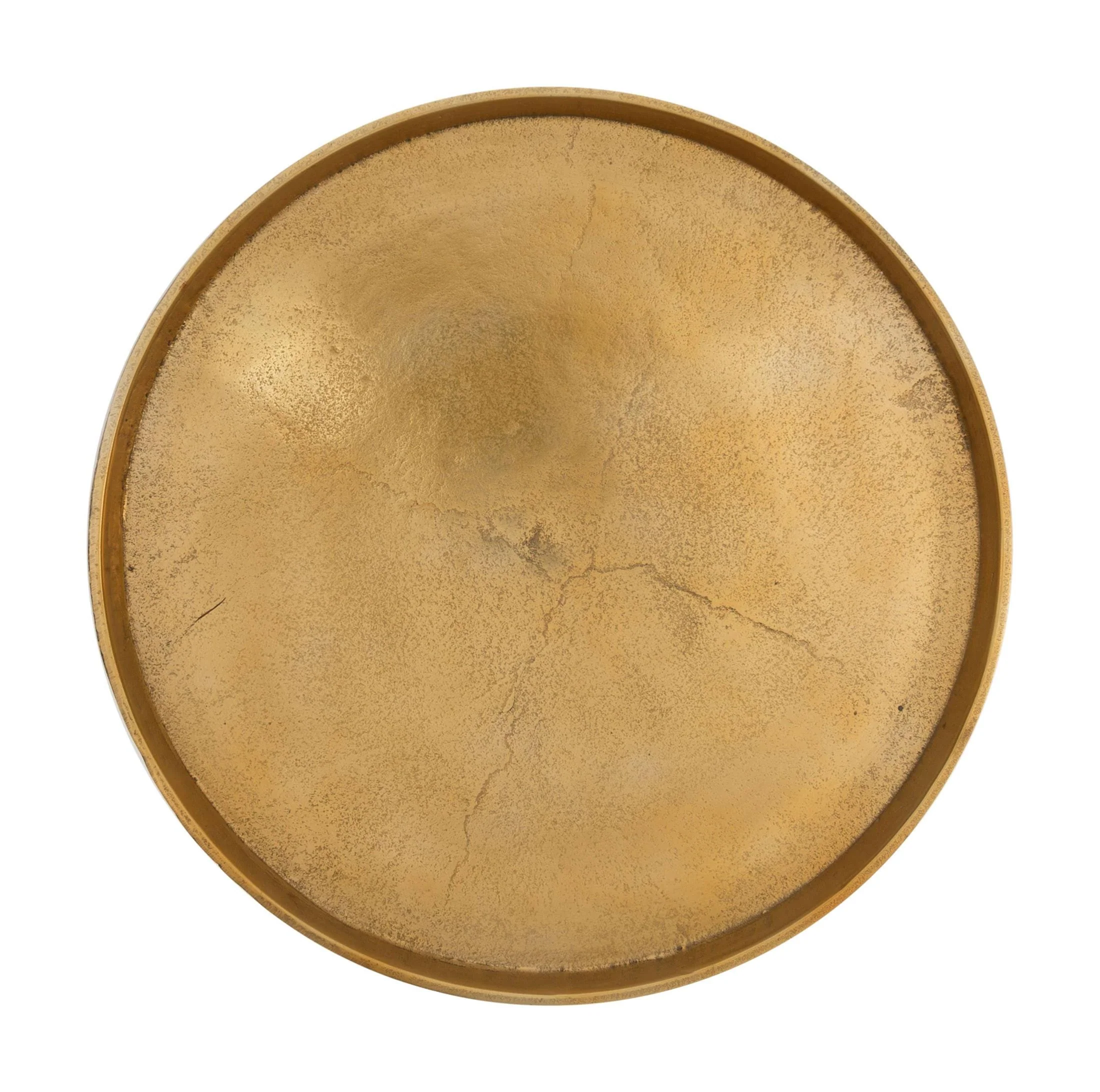Set of 2 Como Accent Tables Antique Gold - Image 7