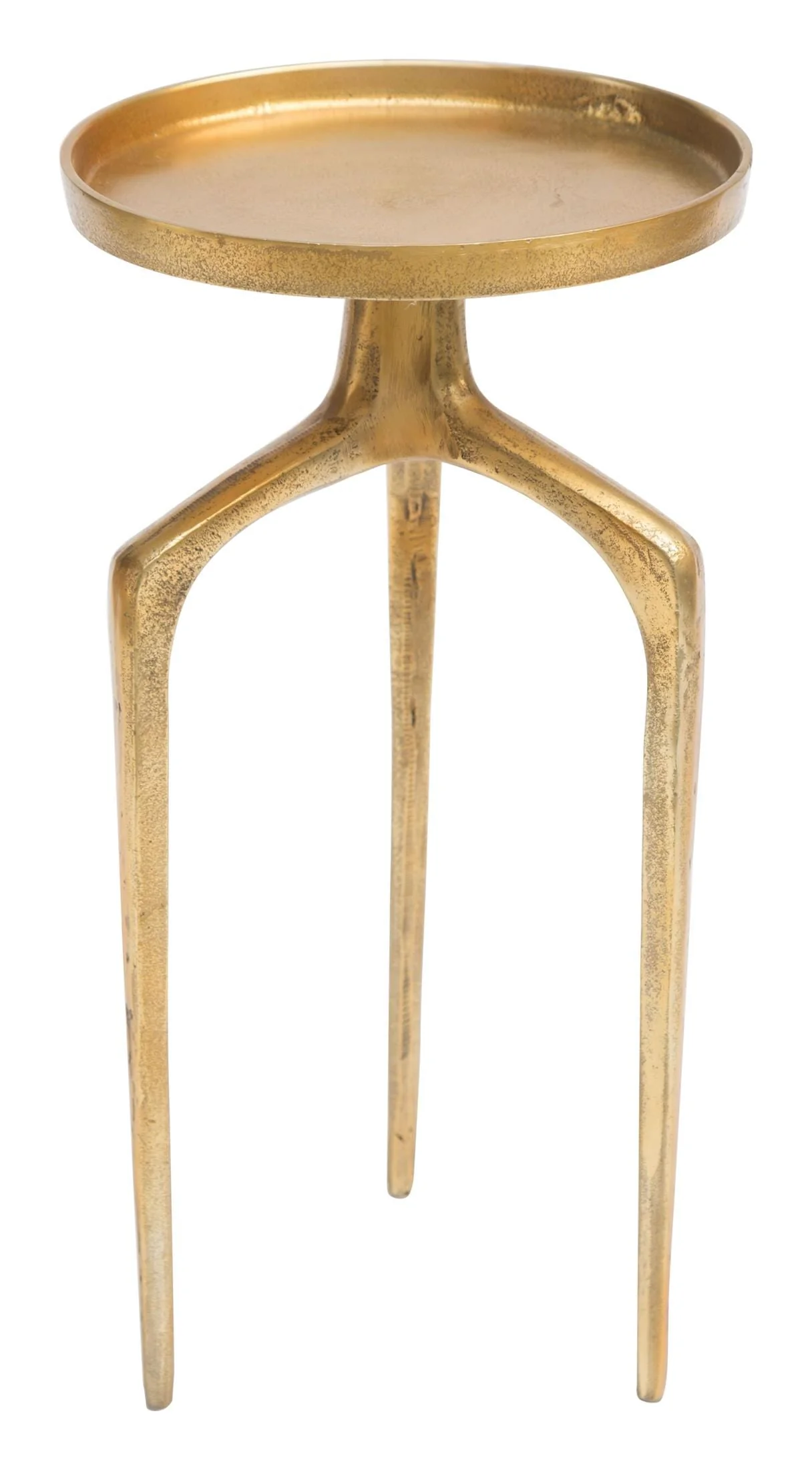 Set of 2 Como Accent Tables Antique Gold - Image 9