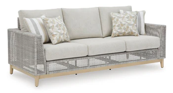 Ashley Seton Creek Outdoor Patio Sofa with Cushion - Image 3