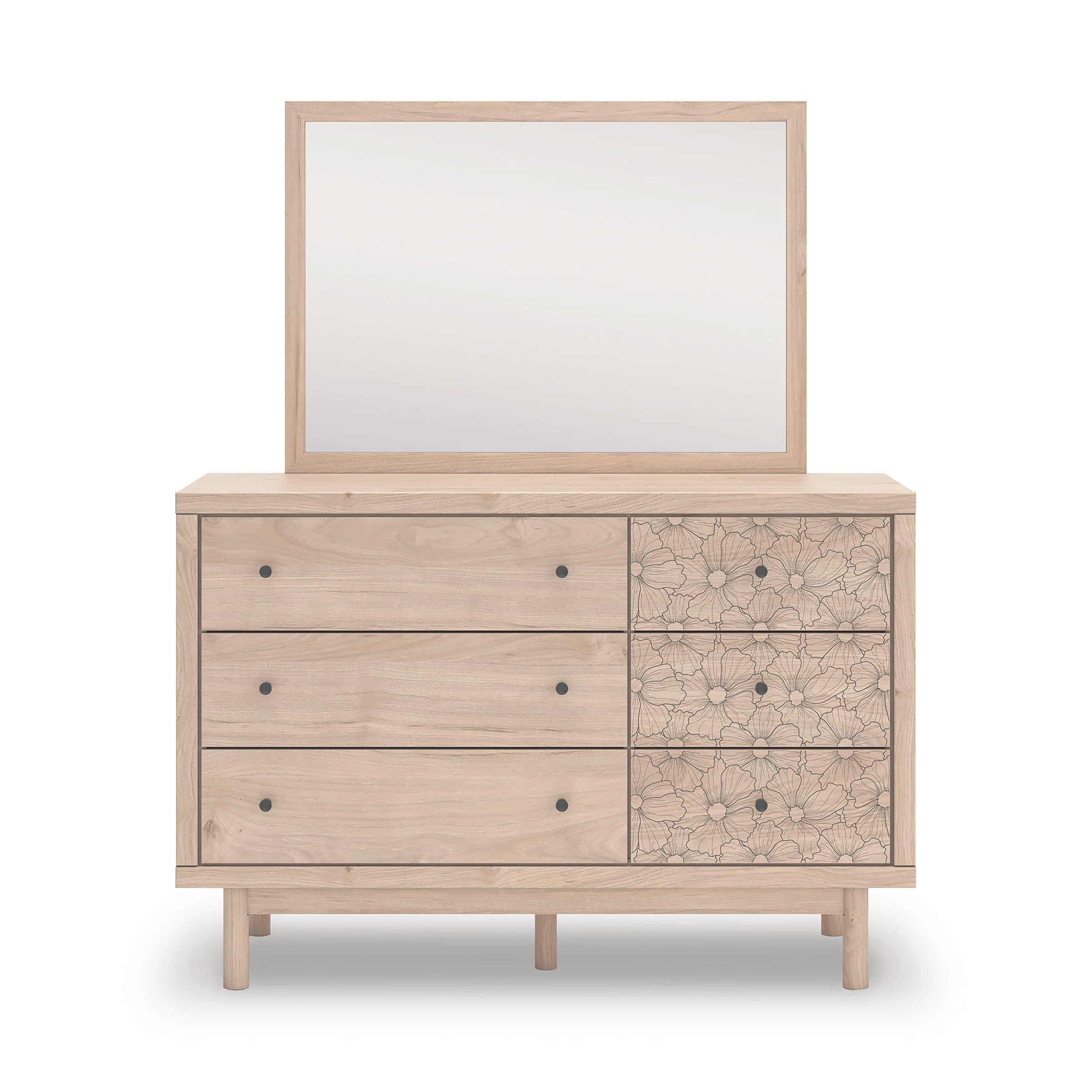 Shapella Dresser and Mirror