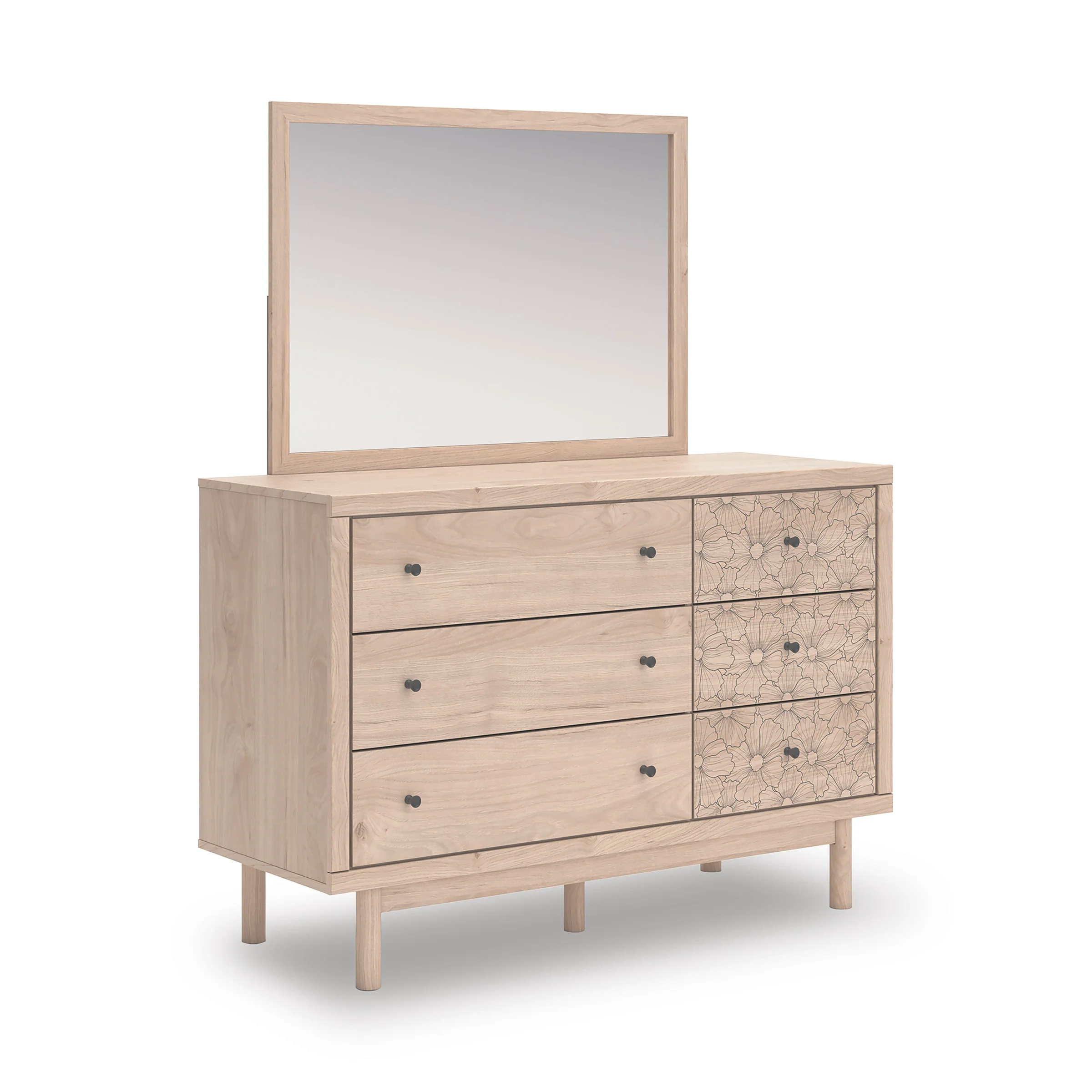 Shapella Dresser and Mirror - Image 3