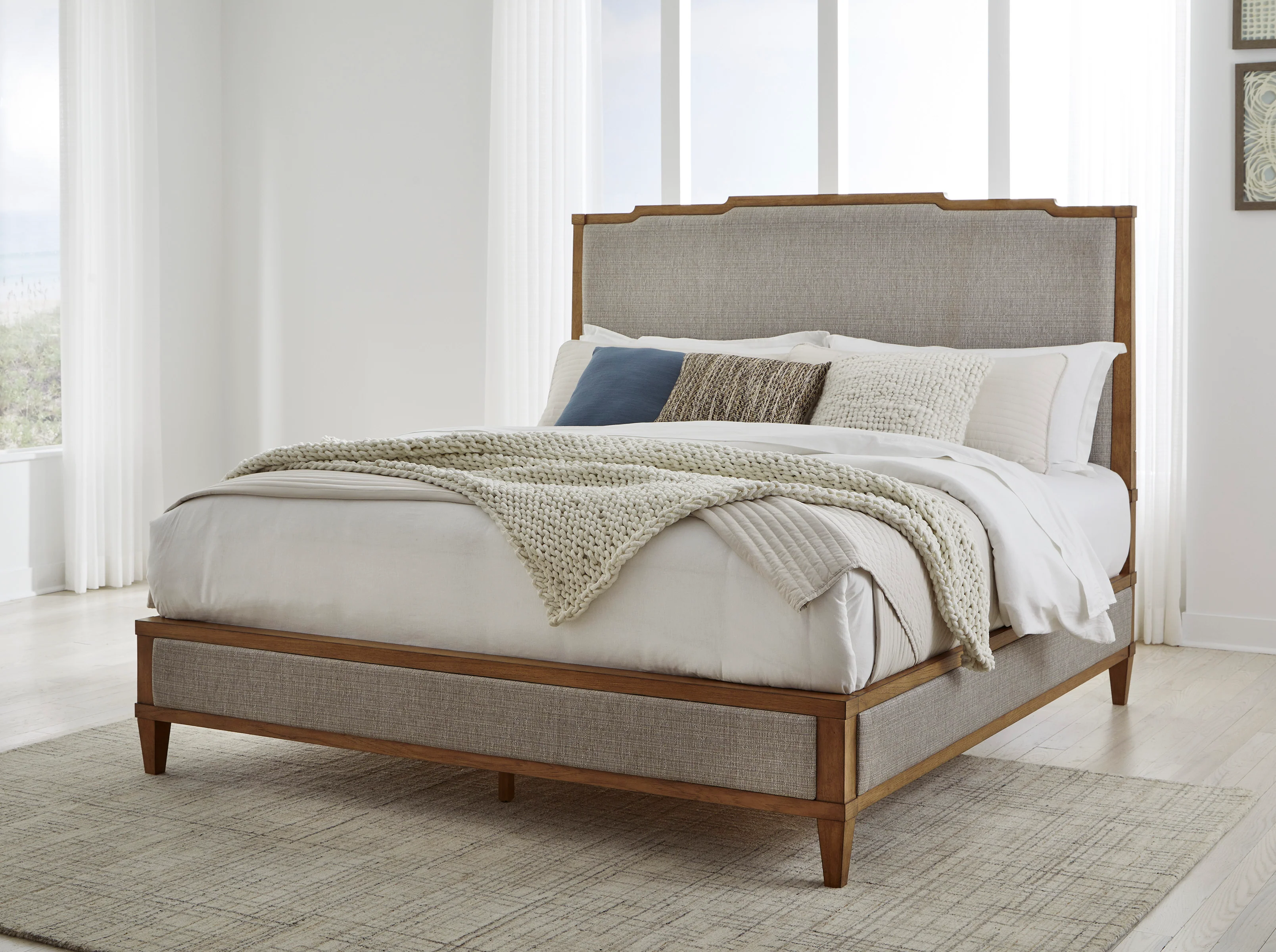 Sharlance Upholstered Panel Bed - Image 6