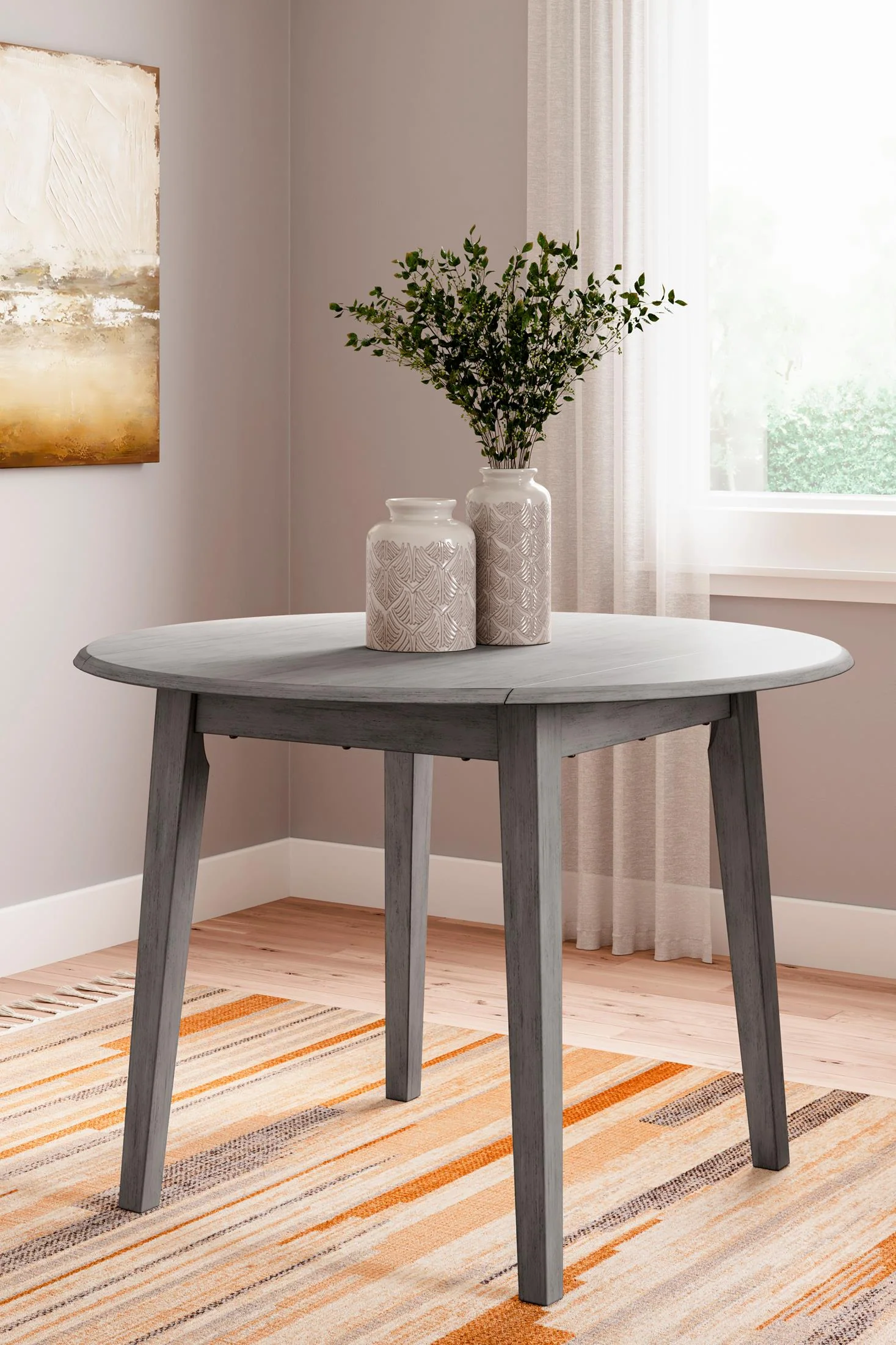 Shullden Drop Leaf Dining Table - Image 5