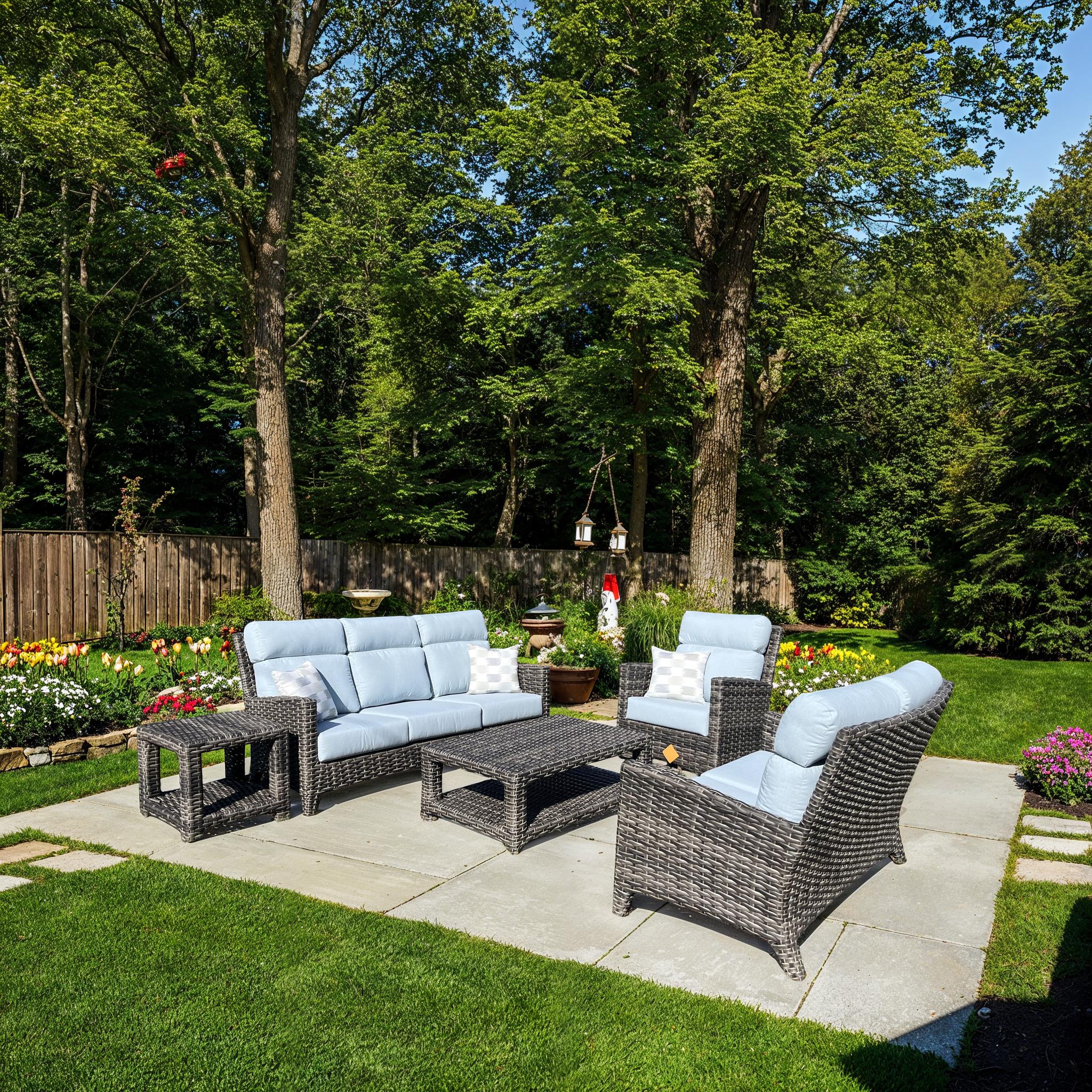 Grand Stafford Outdoor Patio Sofa - Image 2