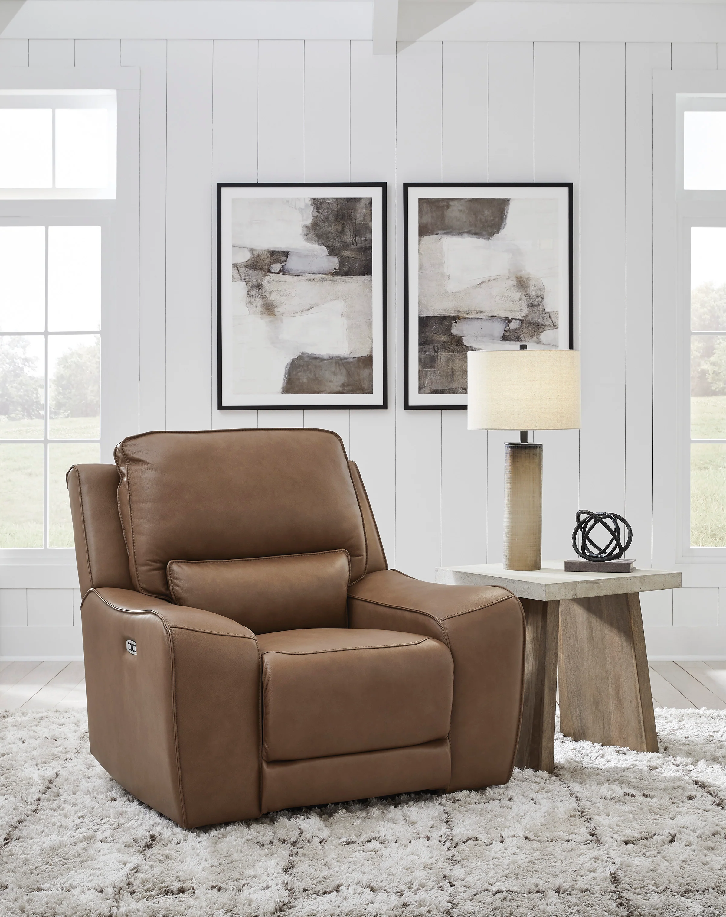 Silverbrooke Leather Power Recliner - Image 3
