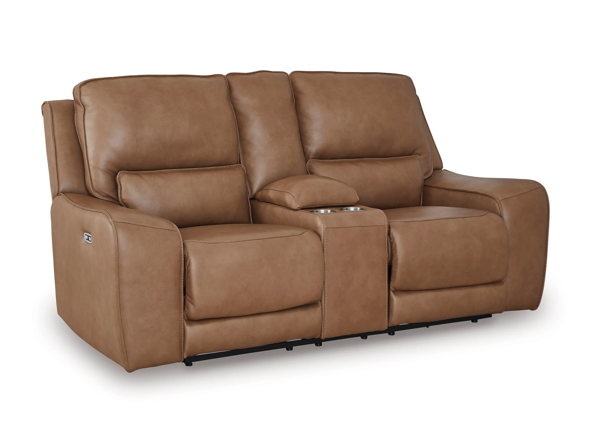 Silverbrooke Power Reclining Console Loveseat - Image 3