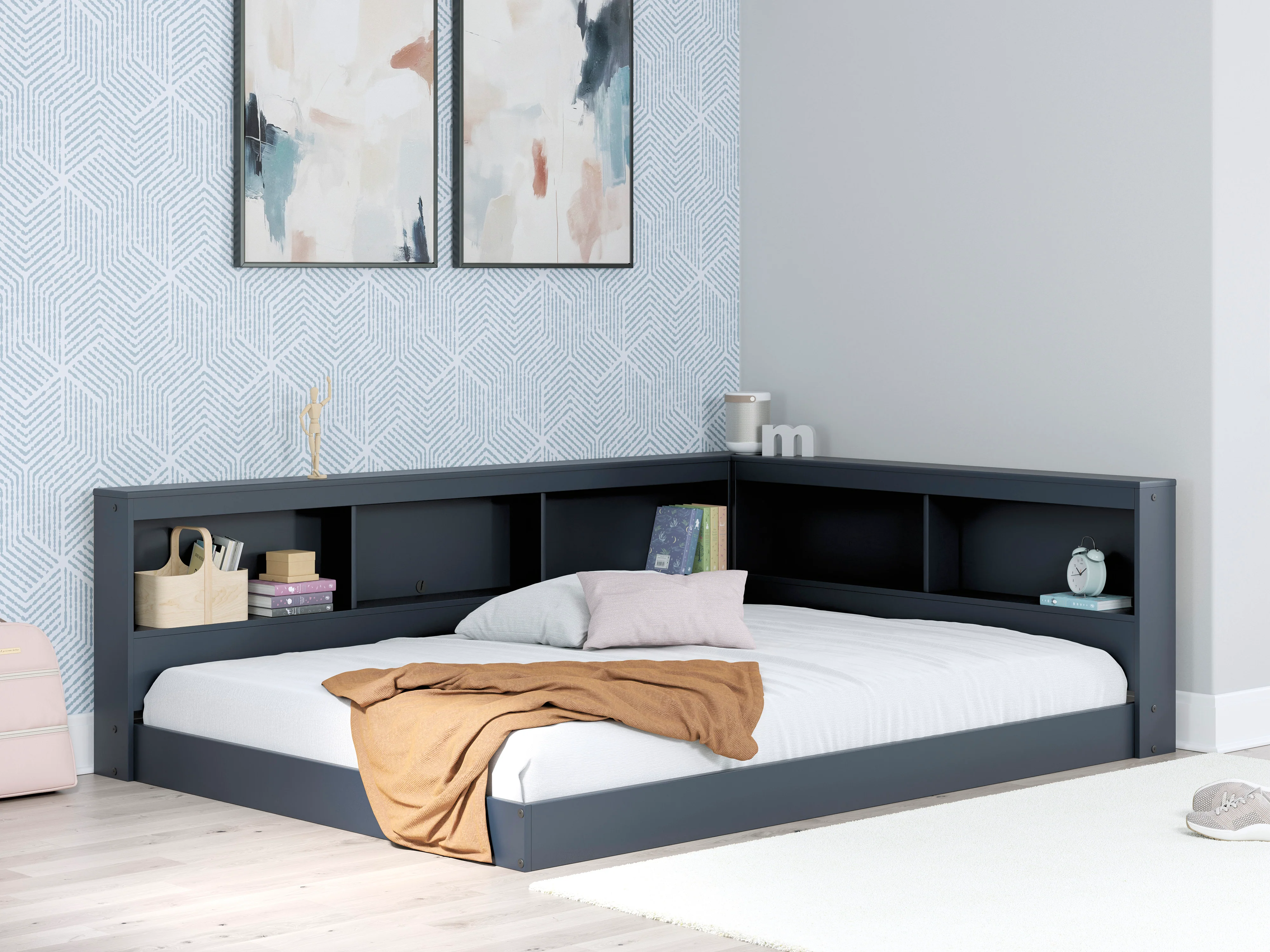 Simmenfort Bookcase Storage Bed - Image 11