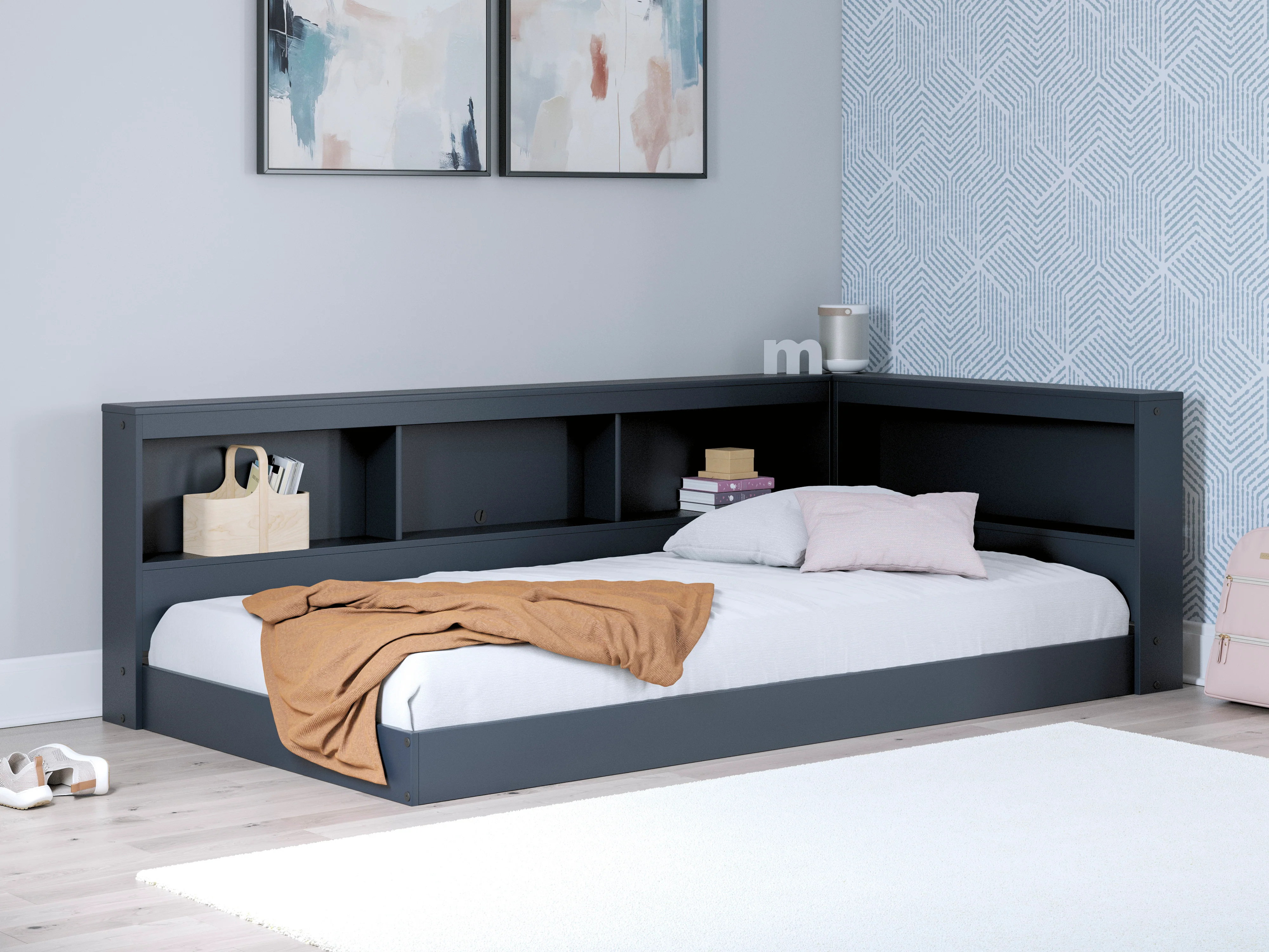 Simmenfort Bookcase Storage Bed - Image 3