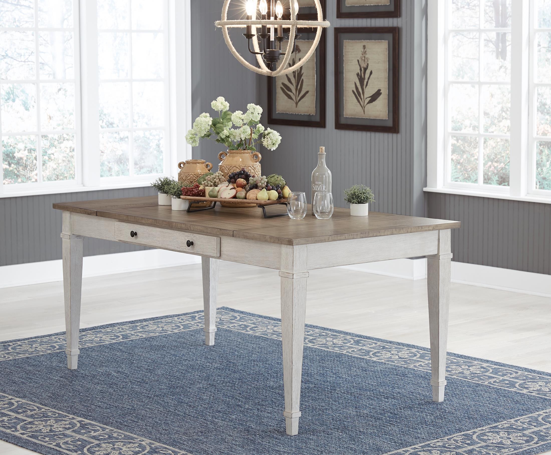 Skempton Storage Dining Table with 2 Side Drawers - Image 2