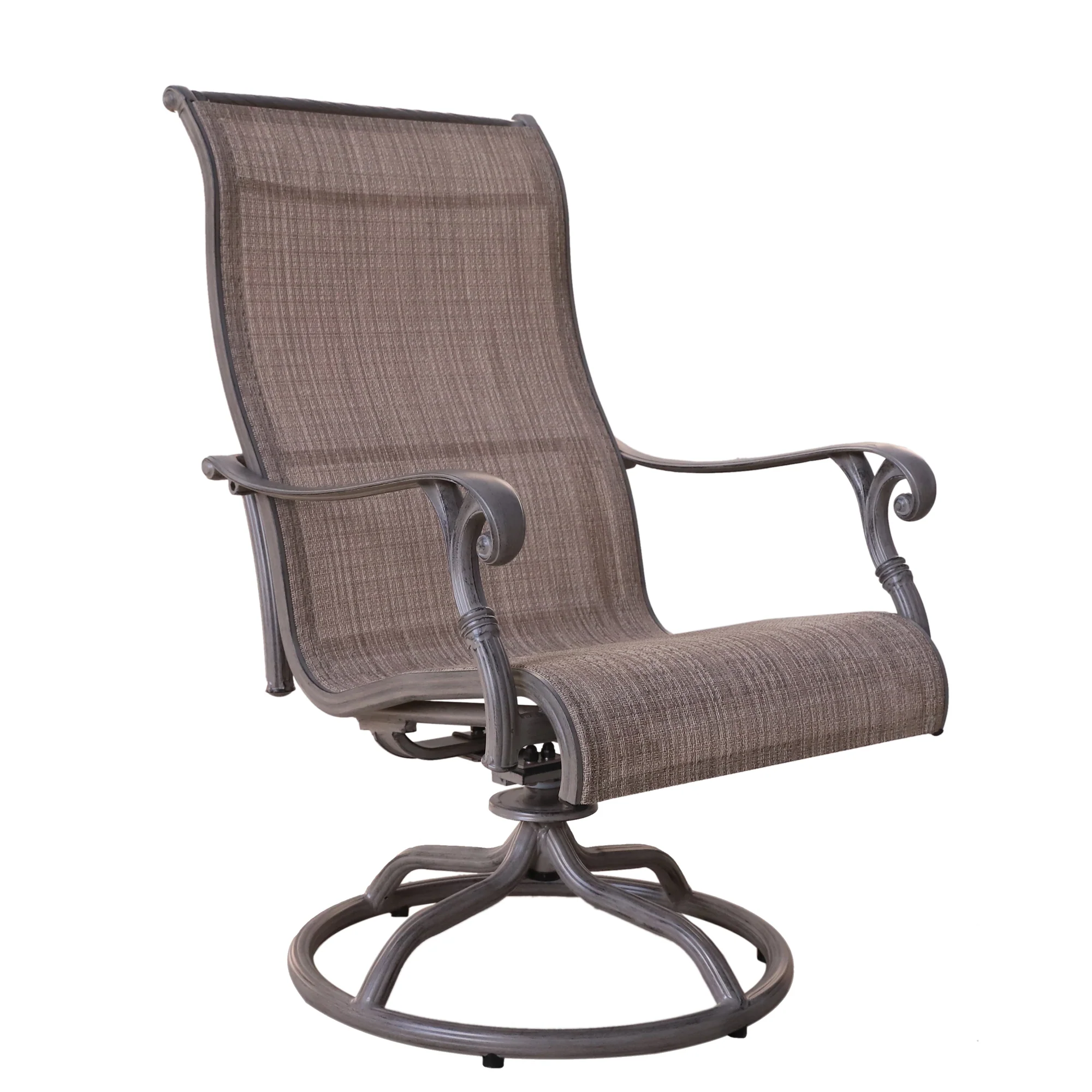 Claremont Outdoor Patio Swivel Rocker Chair - Image 3