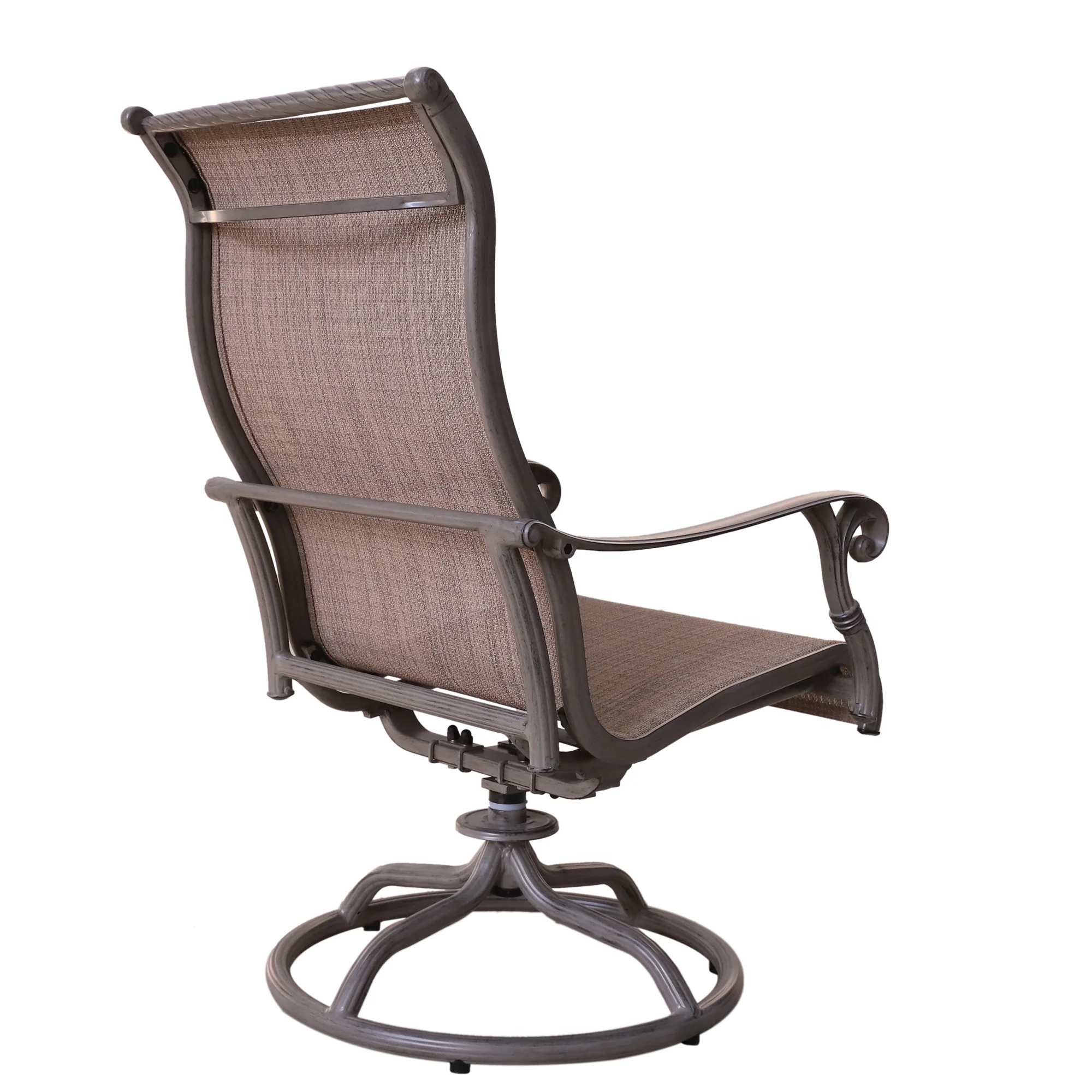 Claremont Outdoor Patio Swivel Rocker Chair - Image 4