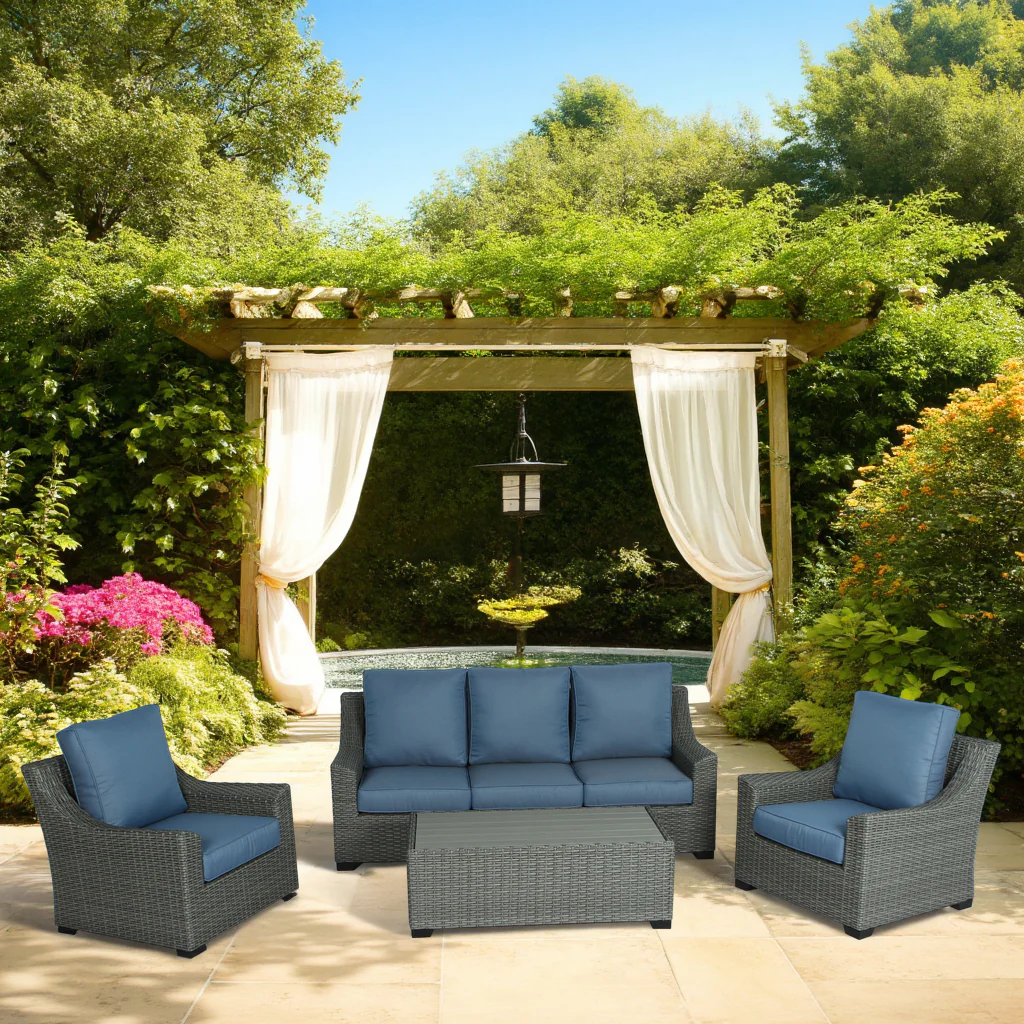 Lakton Outdoor Patio Sofa - Image 2