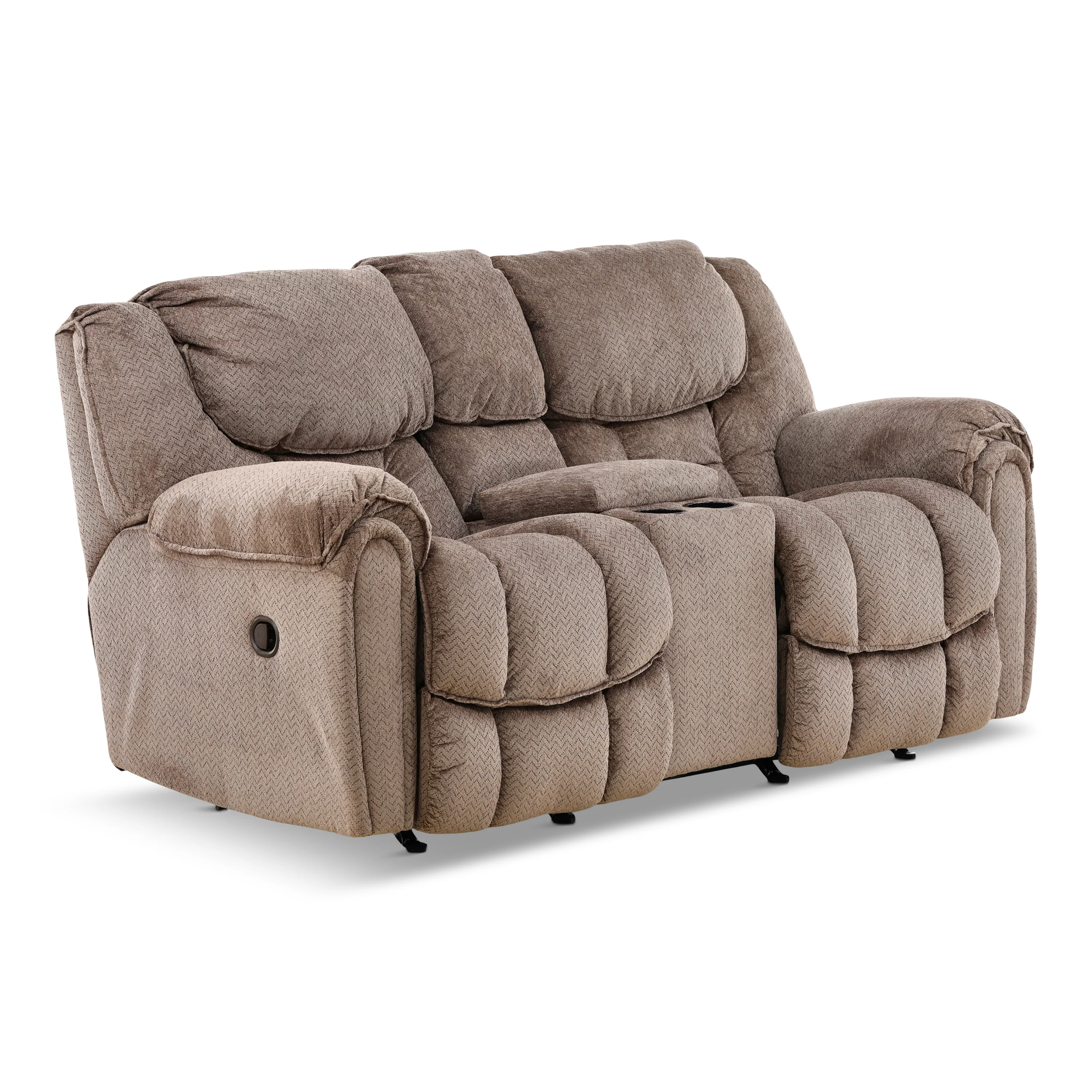 Solana Rocking Reclining Console Loveseat - Image 4