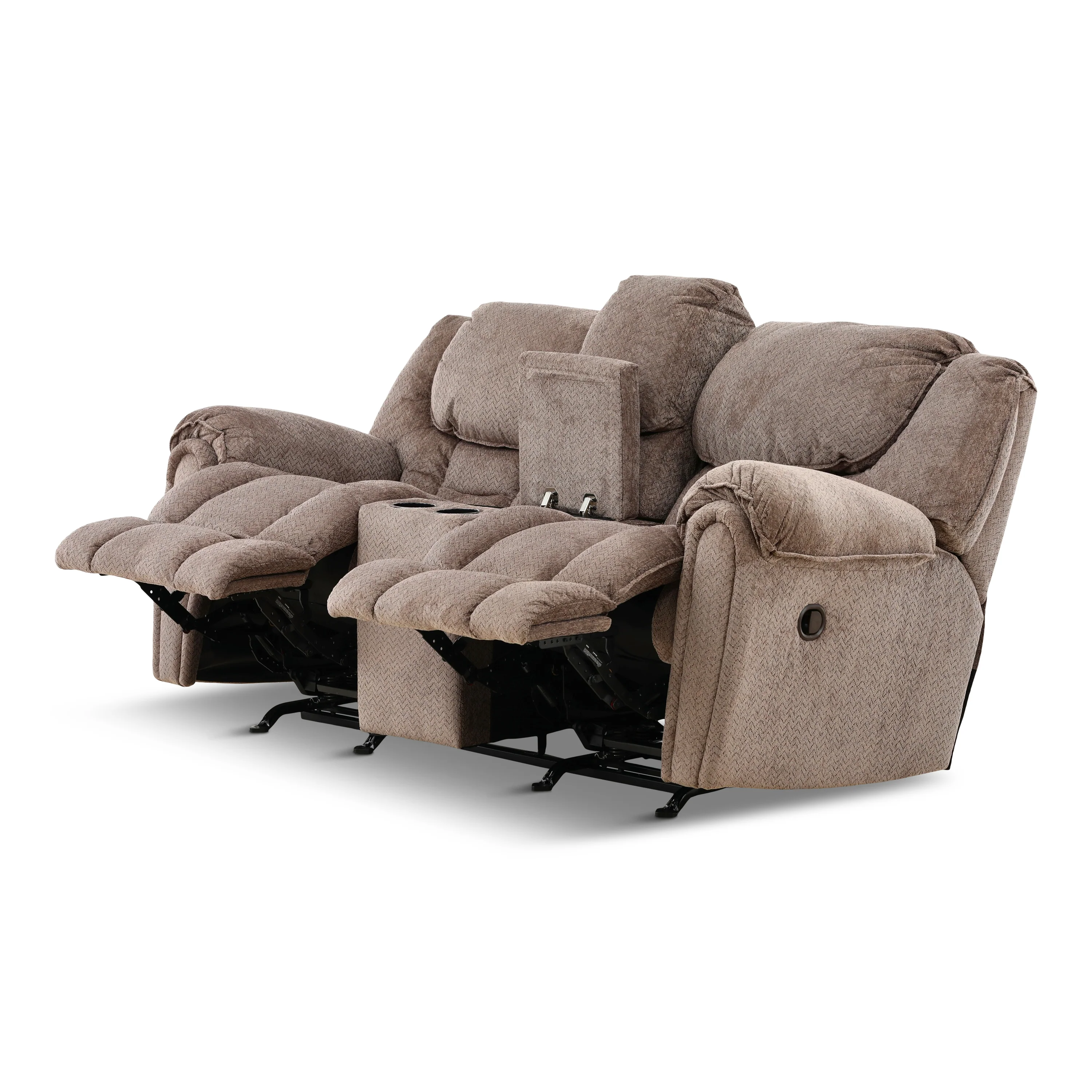 Solana Rocking Reclining Console Loveseat - Image 9