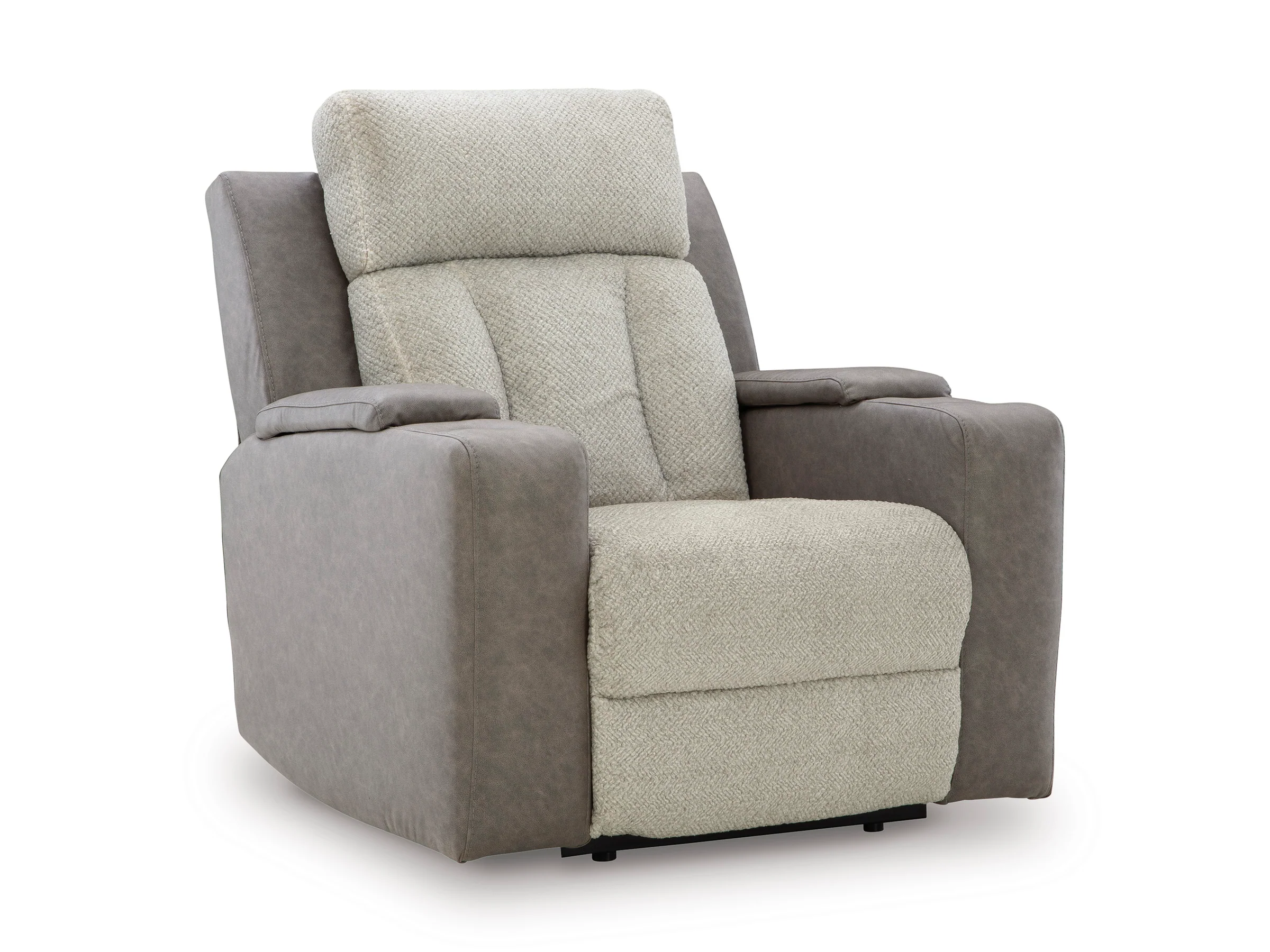 Stately Check Power Recliner - Image 2
