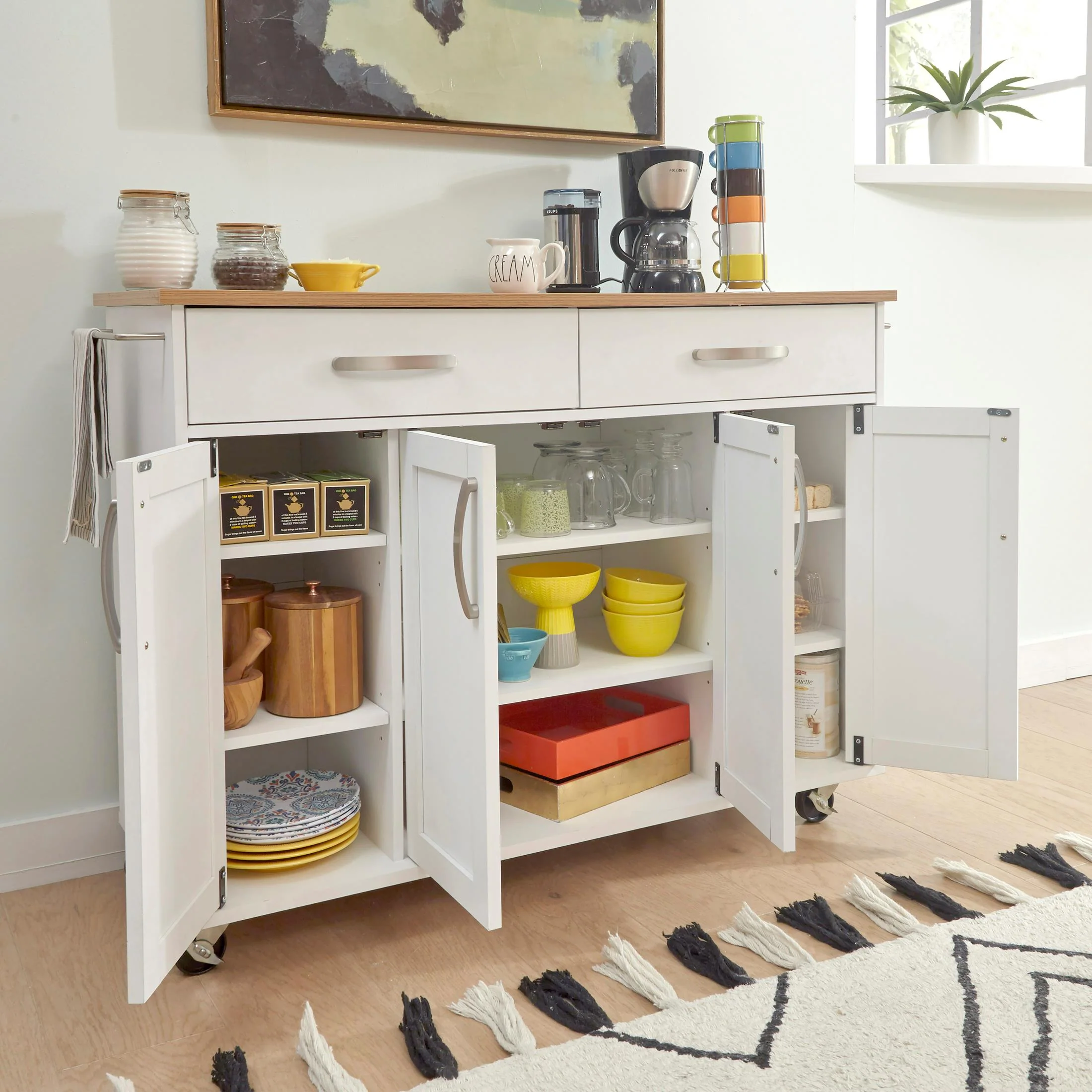 Storage Plus Kitchen Cart - Image 5