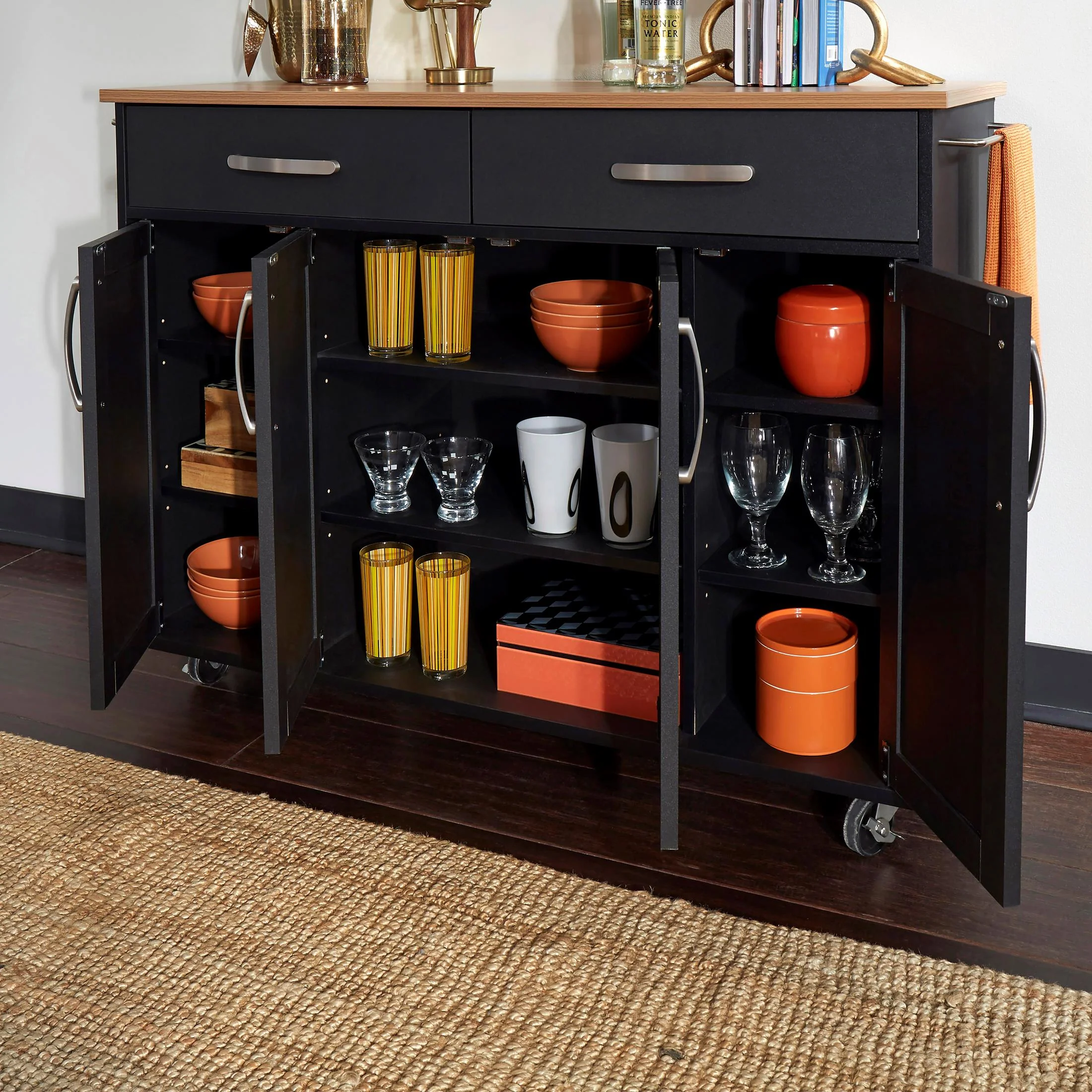 Storage Plus Kitchen Cart - Image 9