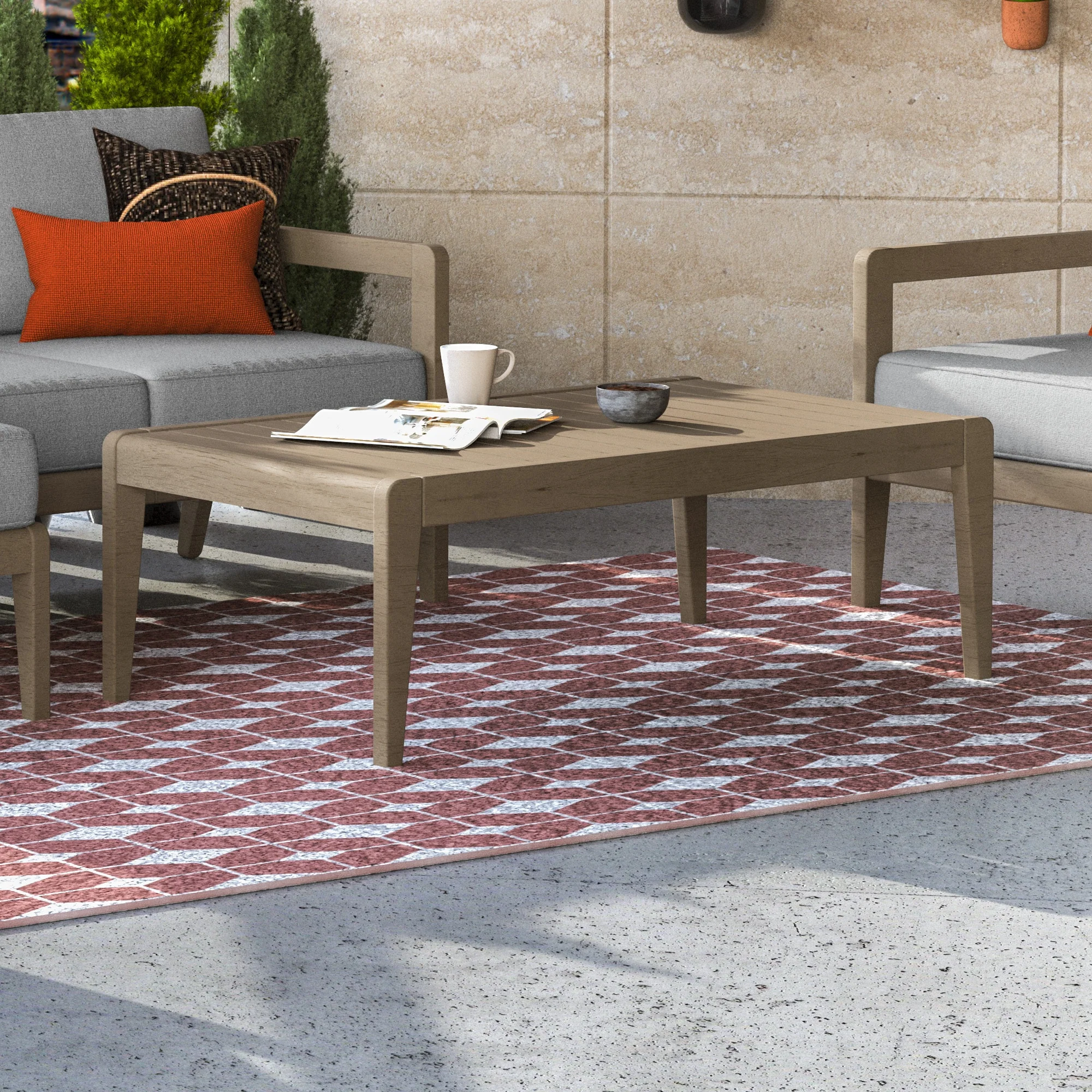 Sustain Outdoor Coffee Table - Image 4