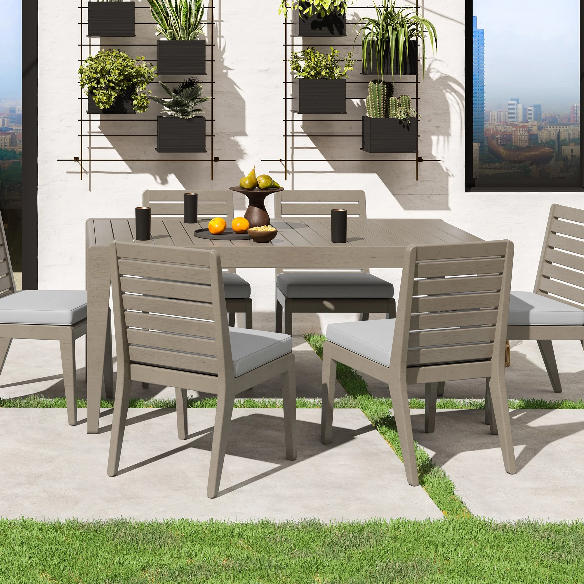 Sustain Outdoor Rectangle Dining Table - Image 2