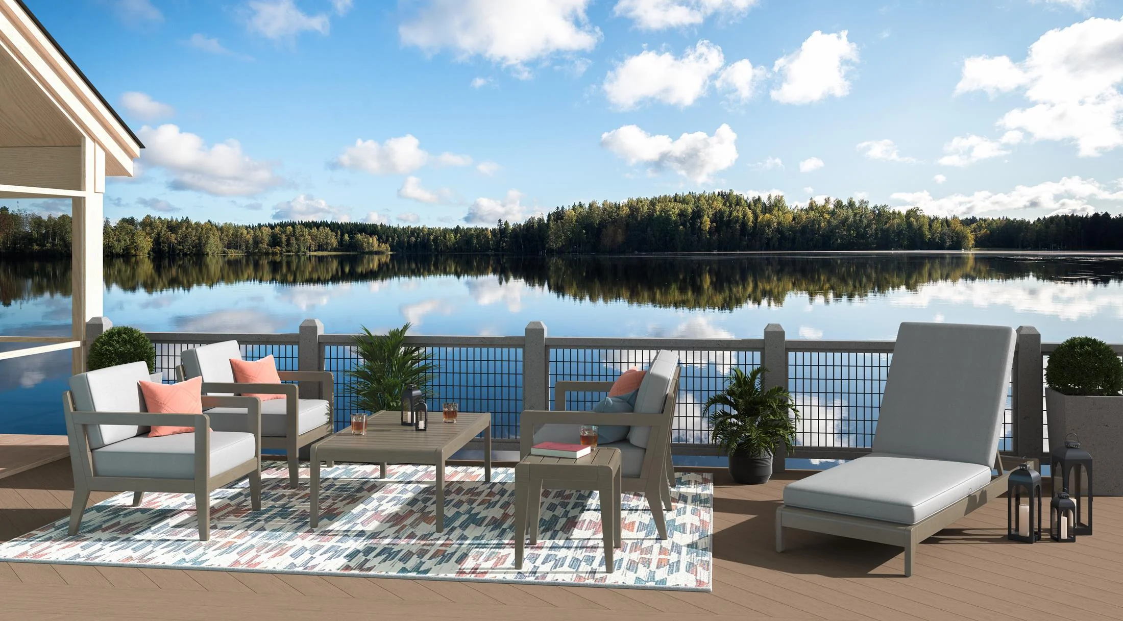 Sustain Outdoor End Table - Image 3