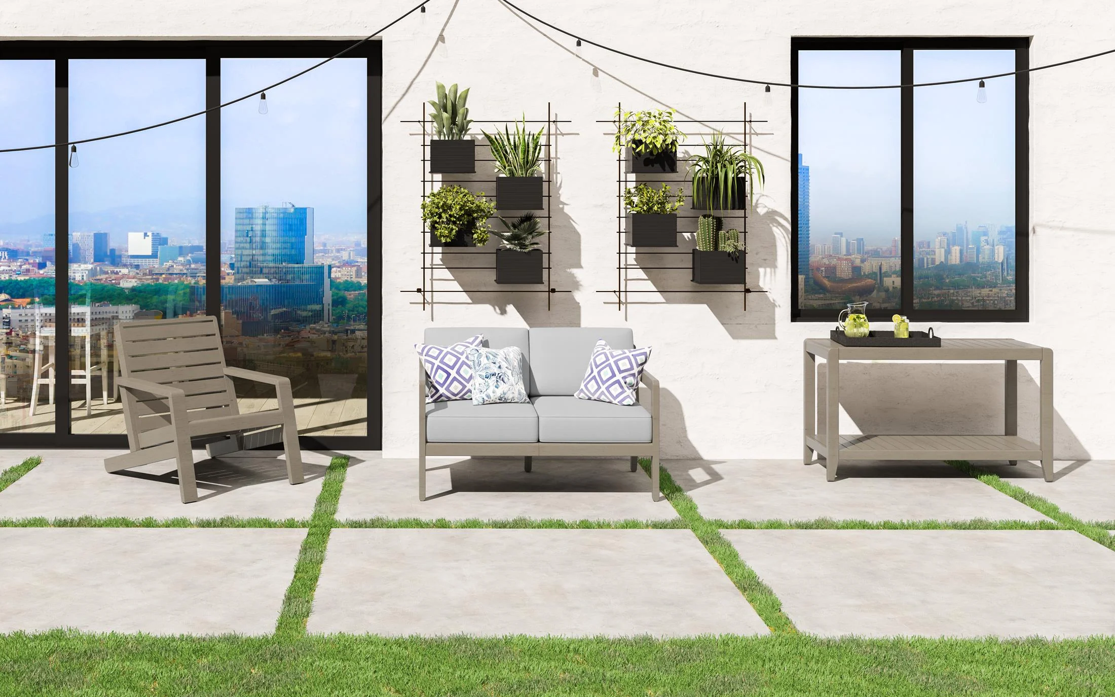 Sustain Outdoor Loveseat - Image 8