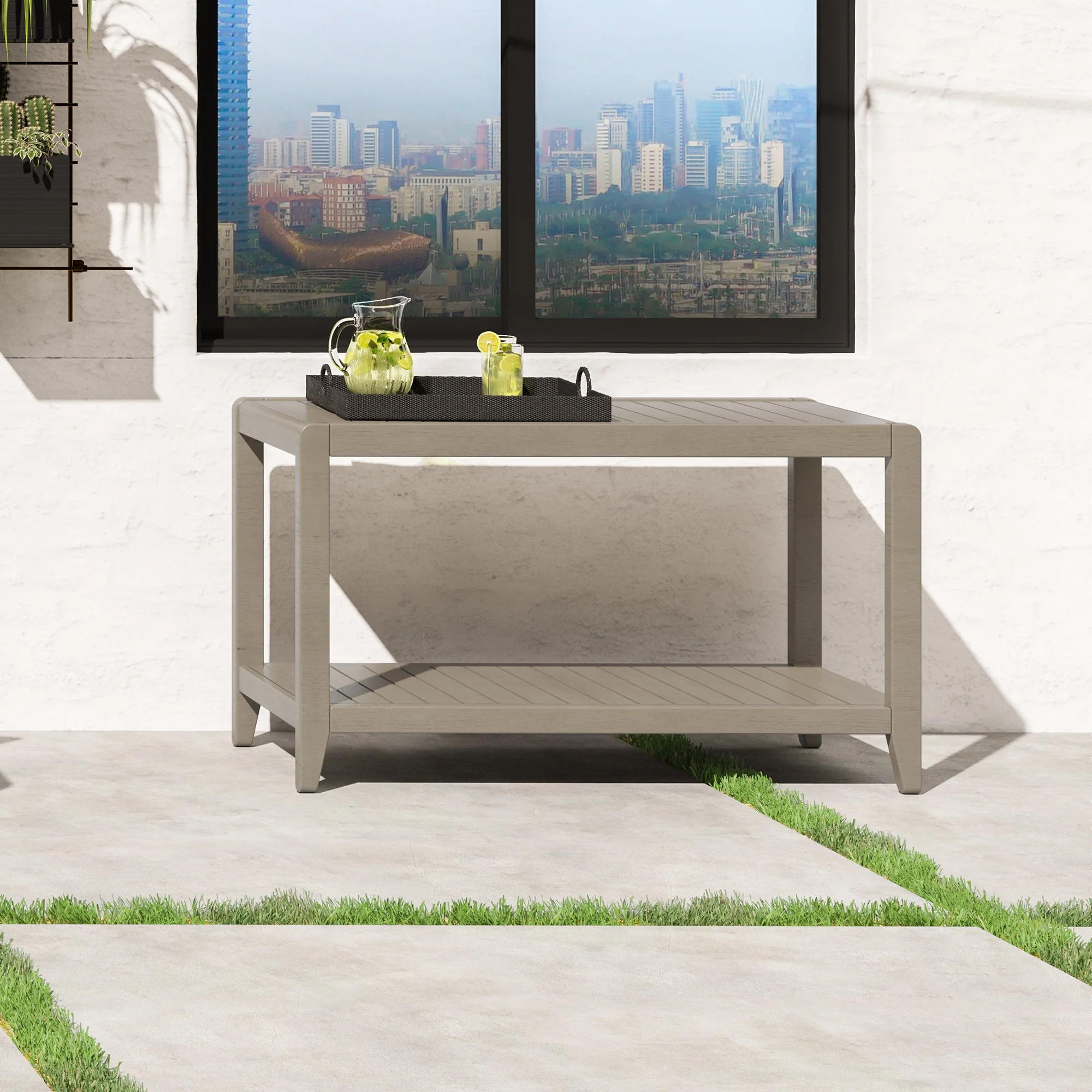 Sustain Outdoor Sofa Table - Image 2
