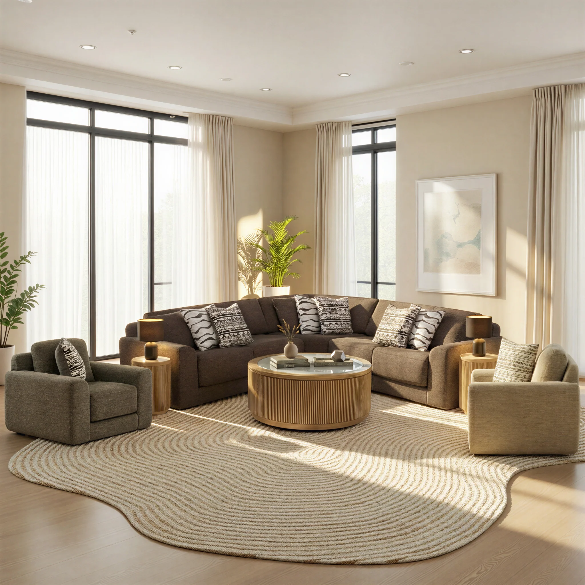 Lowden 3-Piece Sectional - Image 9
