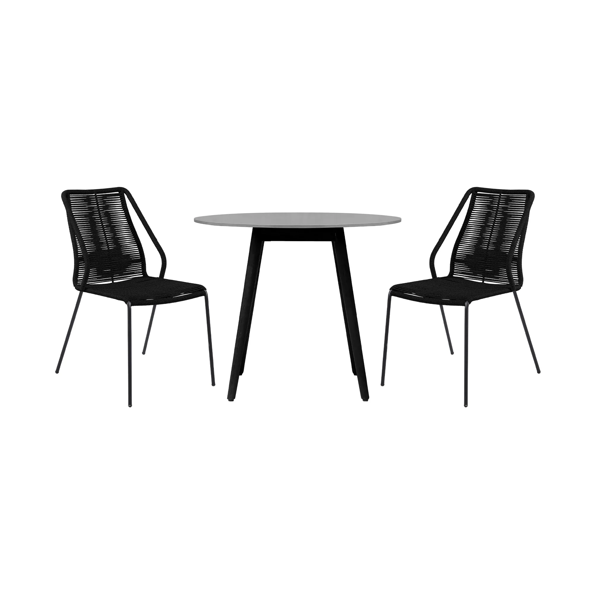 Sydney and Clip 3-Piece Outdoor Patio 36" Dining Set
