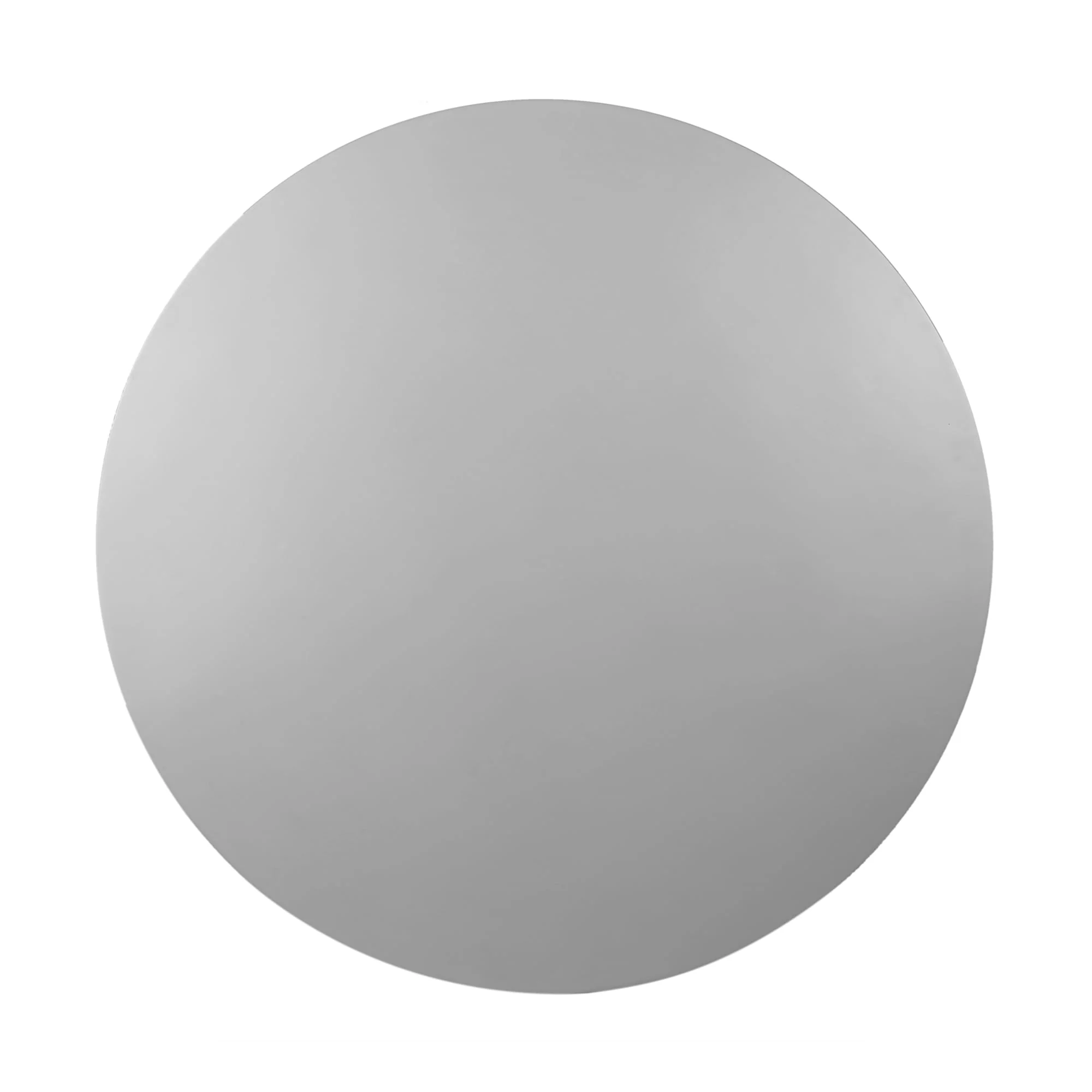 Sydney Outdoor Patio Round 36" Dining Table in Black Eucalyptus and Gray Stone - Image 5