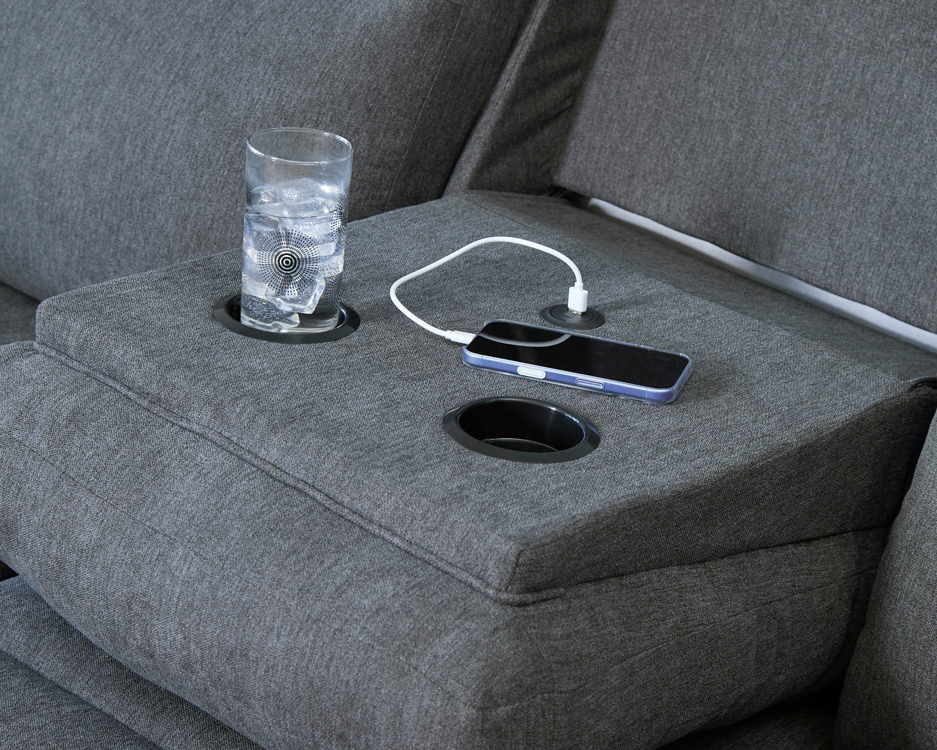 Tarrant Reclining Sofa with Drop Down Table - Image 18