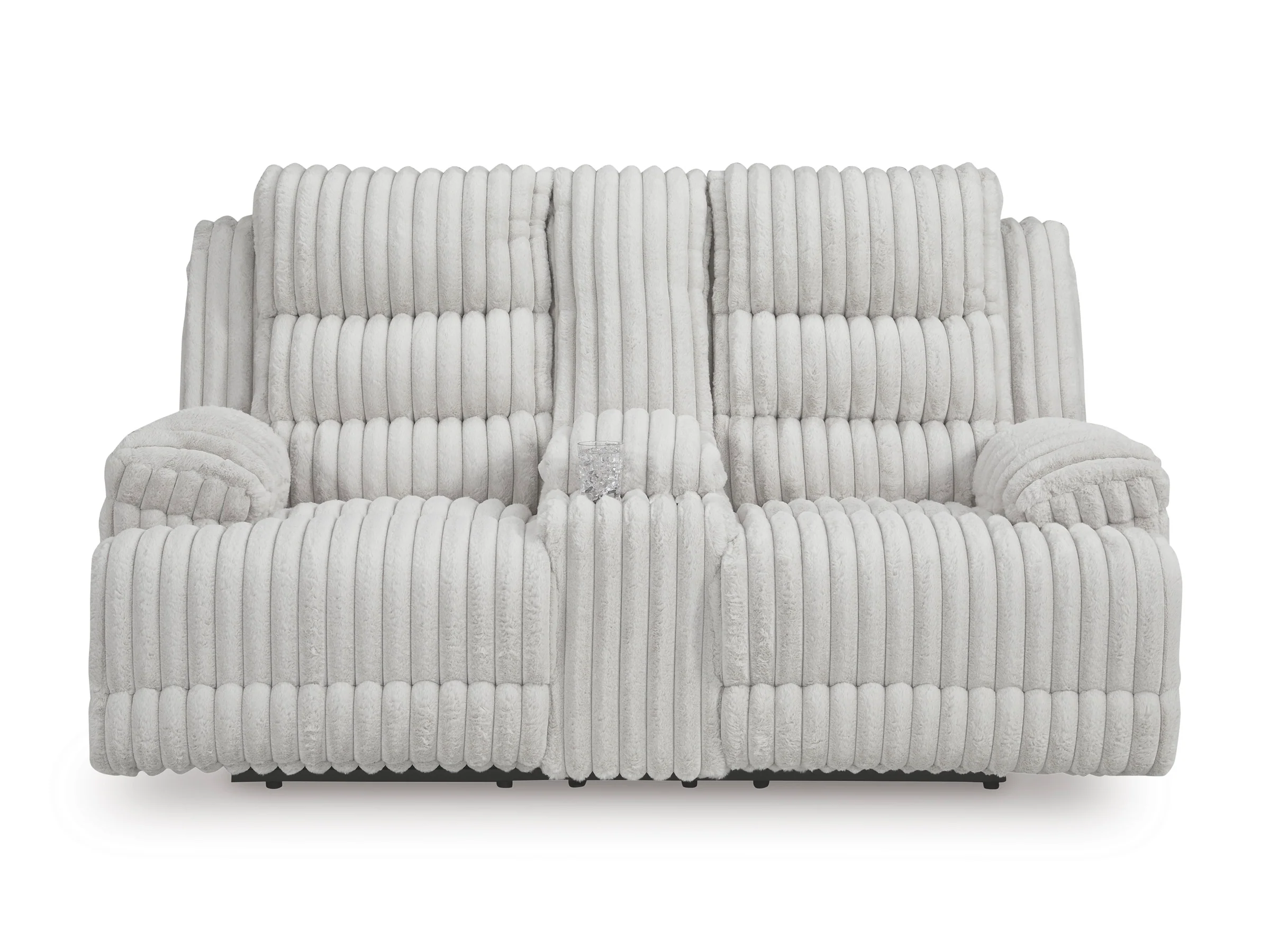 Technique Double Reclining Power Loveseat with Console