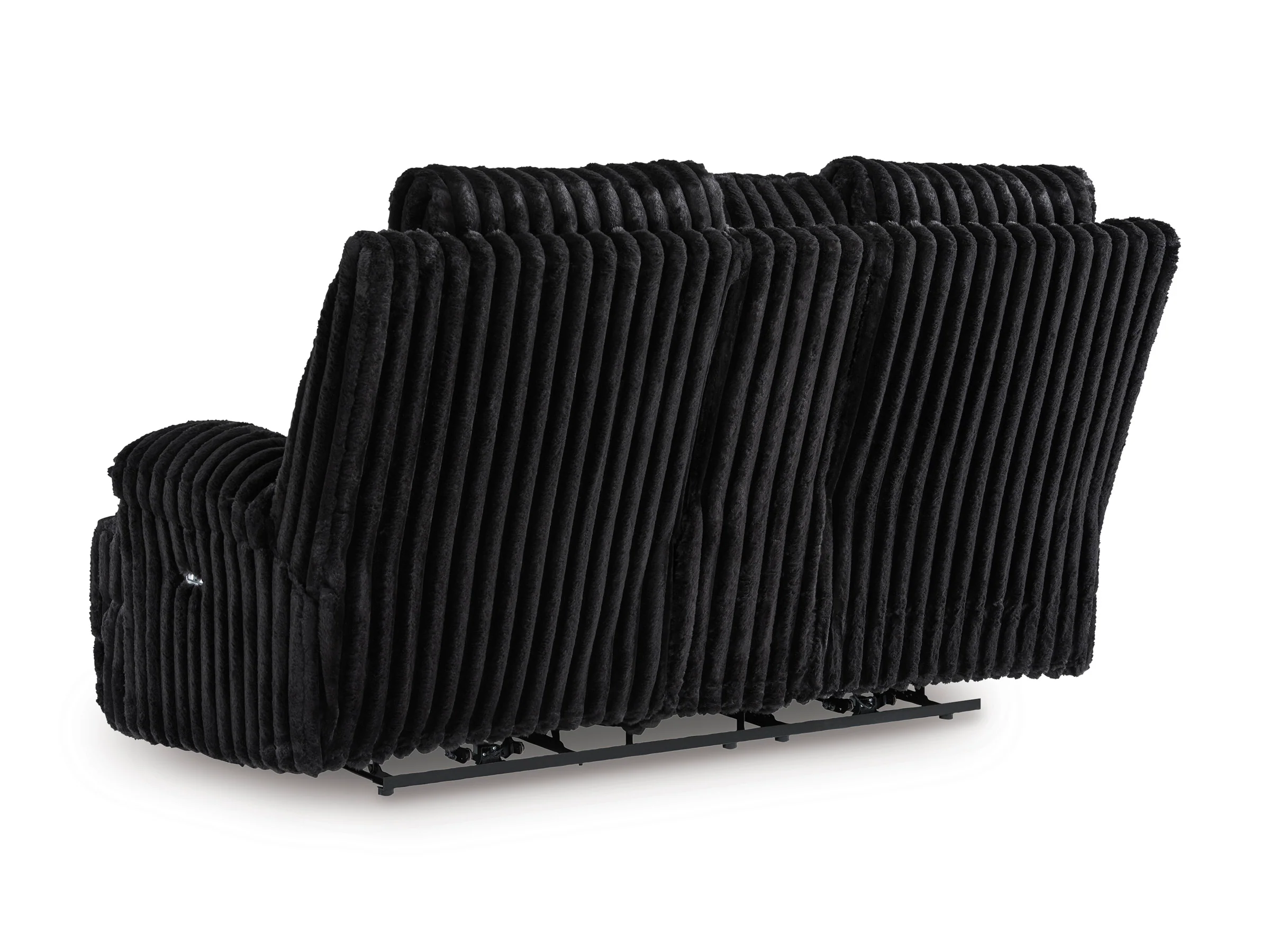 Technique Double Reclining Power Loveseat with Console - Image 11