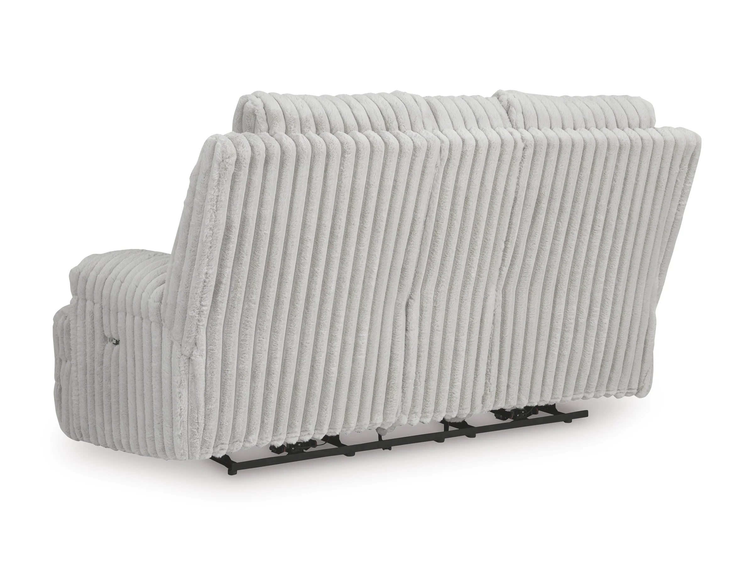 Technique Double Reclining Power Loveseat with Console - Image 5