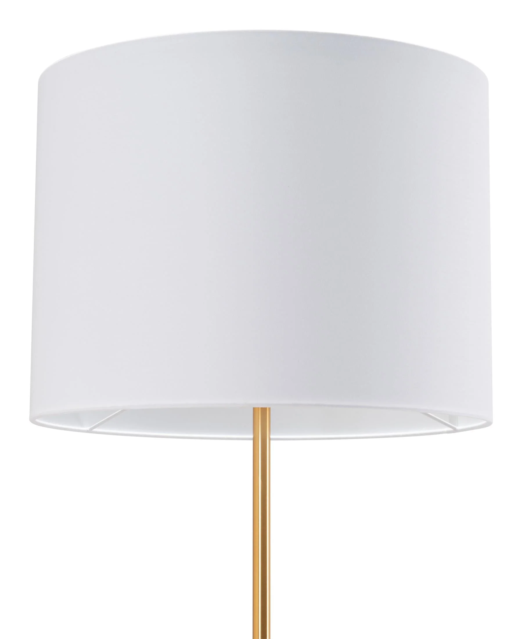 Titan Floor Lamp White & Brass - Image 7