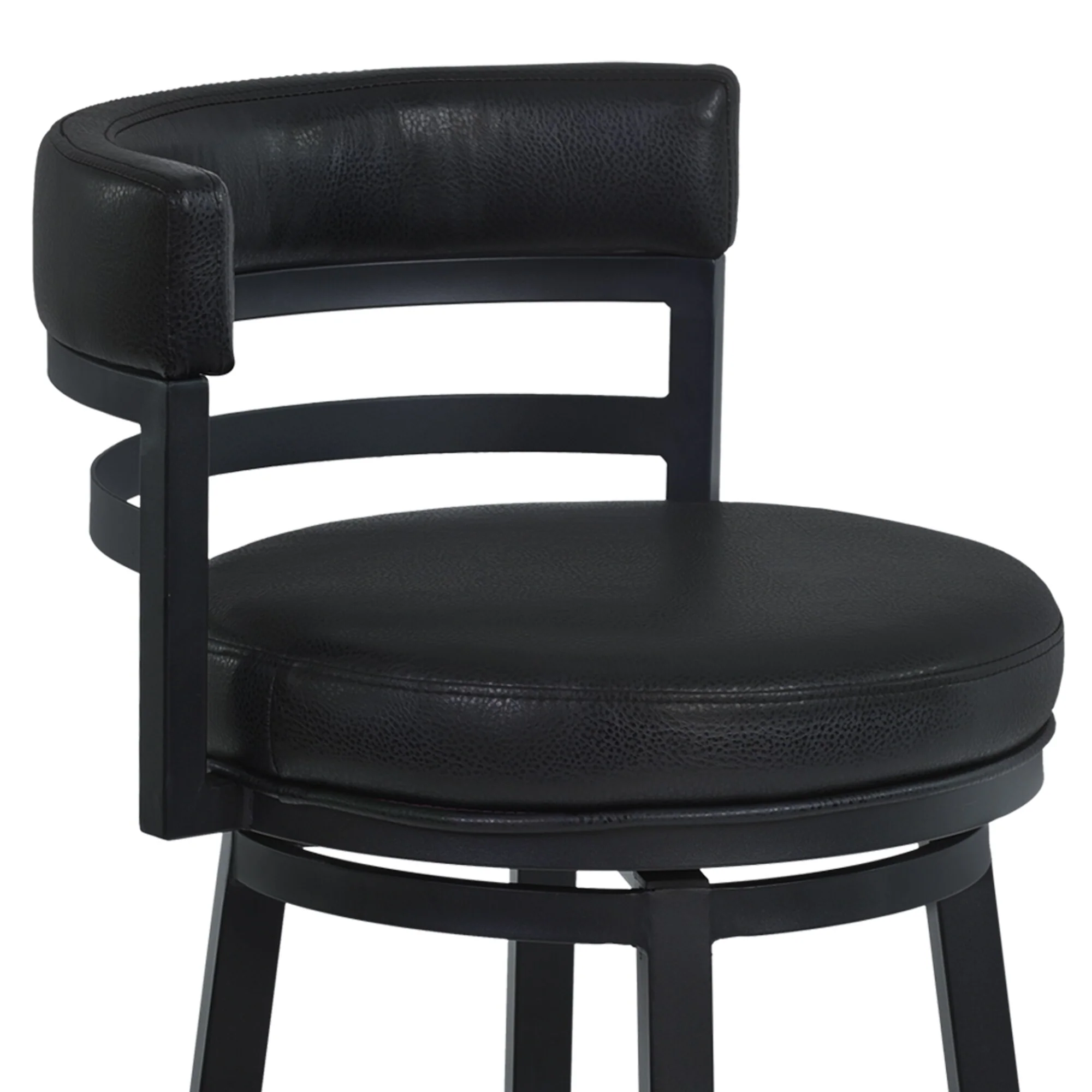 Titana 26" Counter Height Metal Swivel Barstool - Image 4
