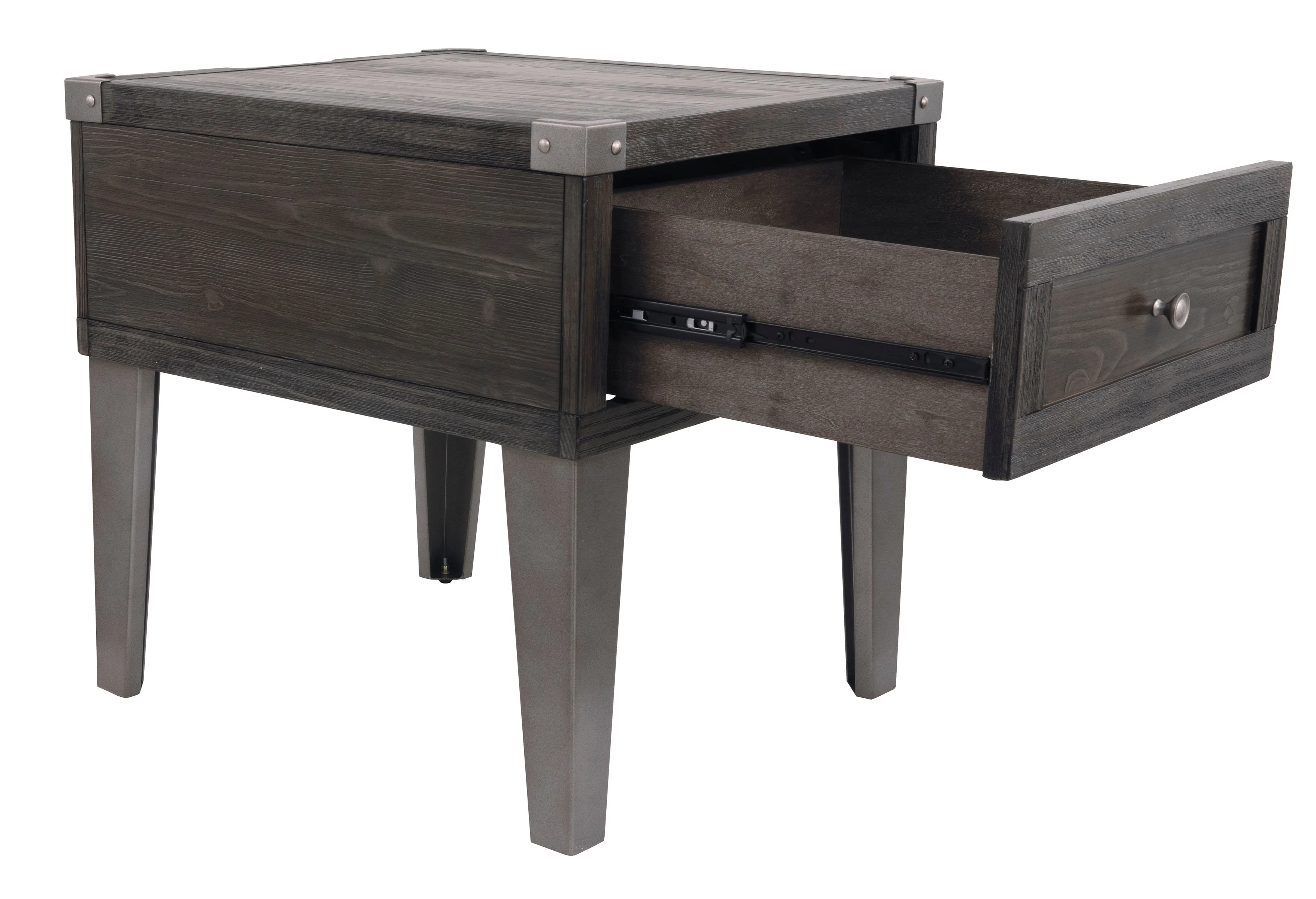 Todoe End Table with USB Ports & Outlets - Image 6