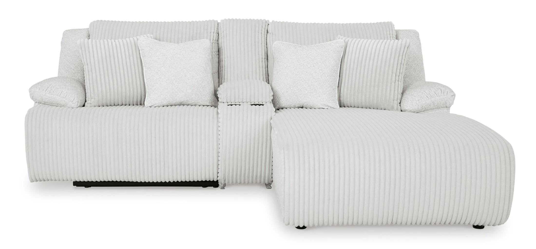 Top Tier Right Facing 3-Piece Reclining Sectional Sofa with Chaise - Image 3