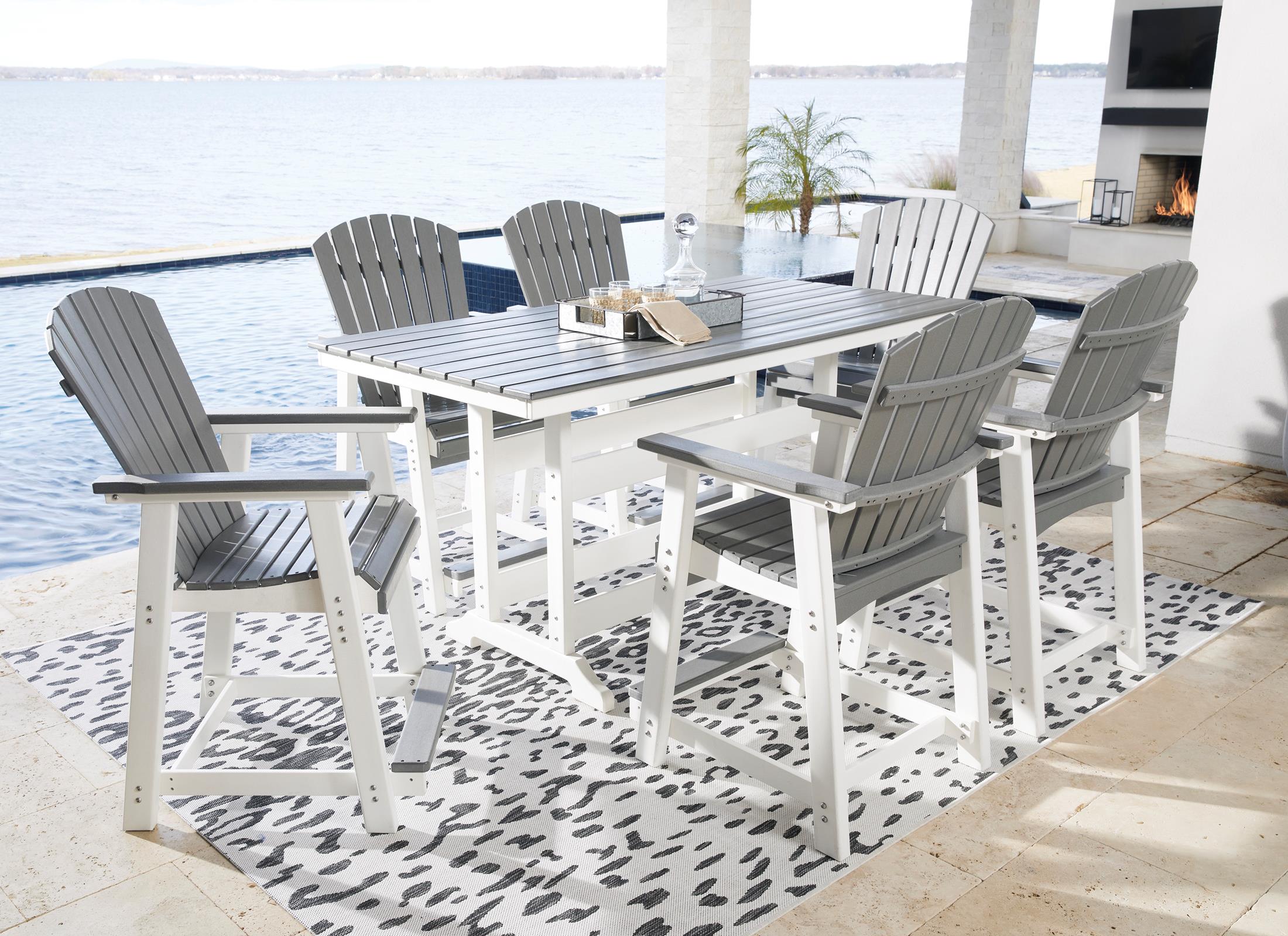 Ashley Transville Outdoor Counter Height Dining Table - Image 5