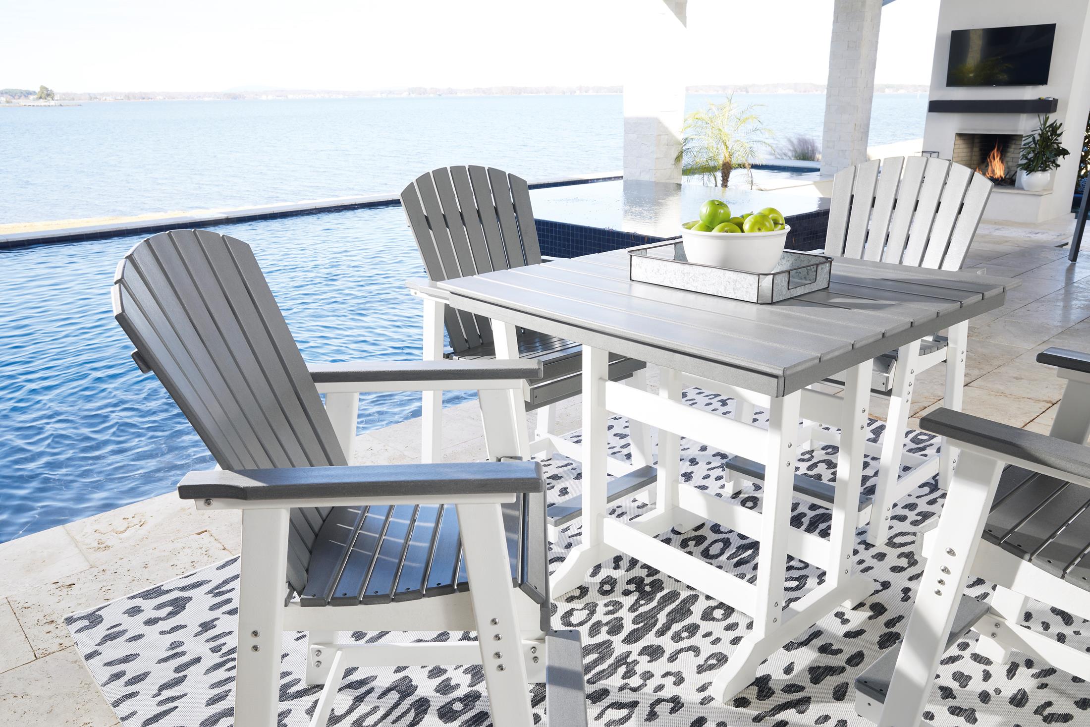 Ashley Transville Outdoor Counter Height Dining Table - Image 6
